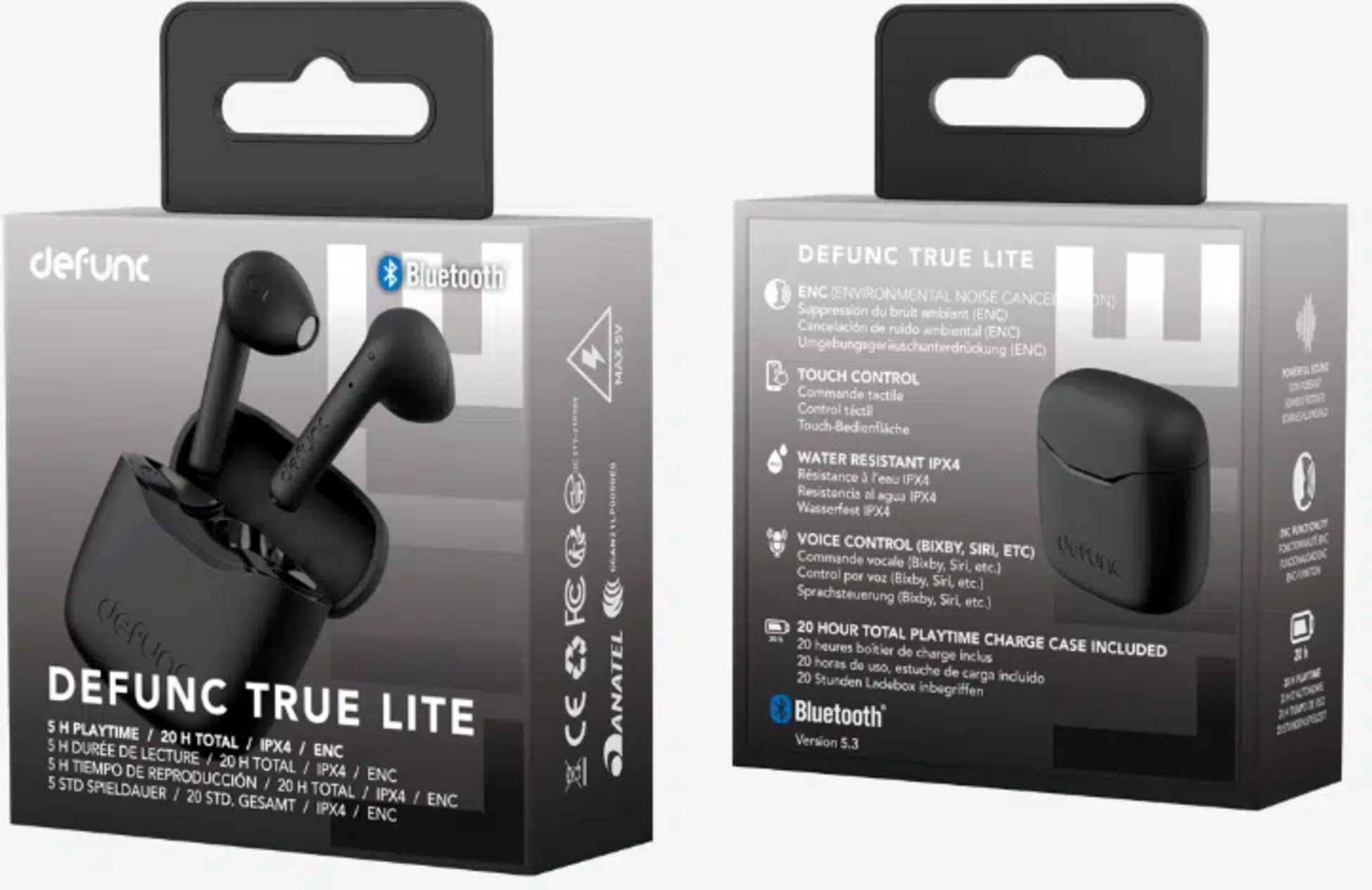 DEFUNC, Defunc True Lite Trådlöst Headset Svart