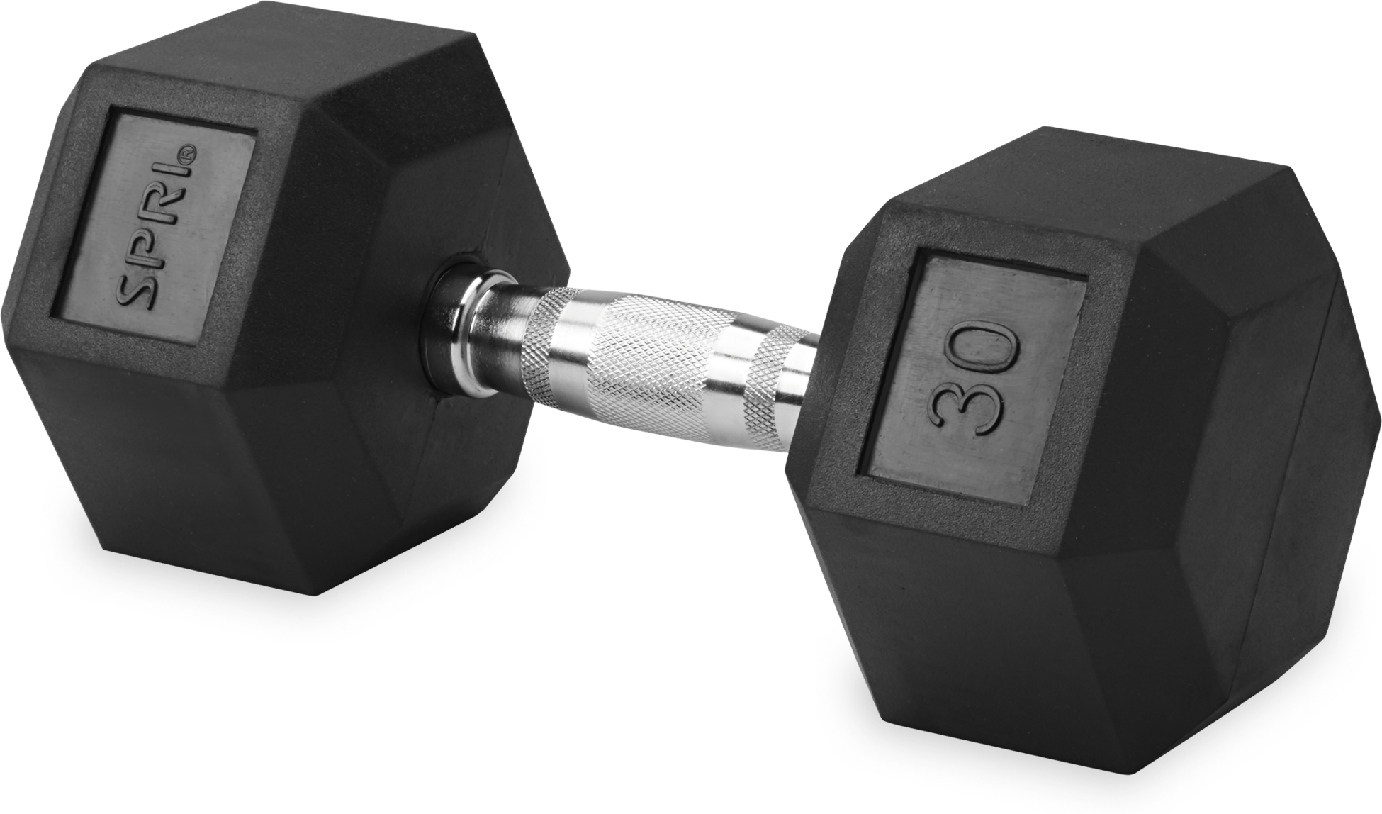 SPRI, Deluxe Rubber Dumbbell 13,6kg