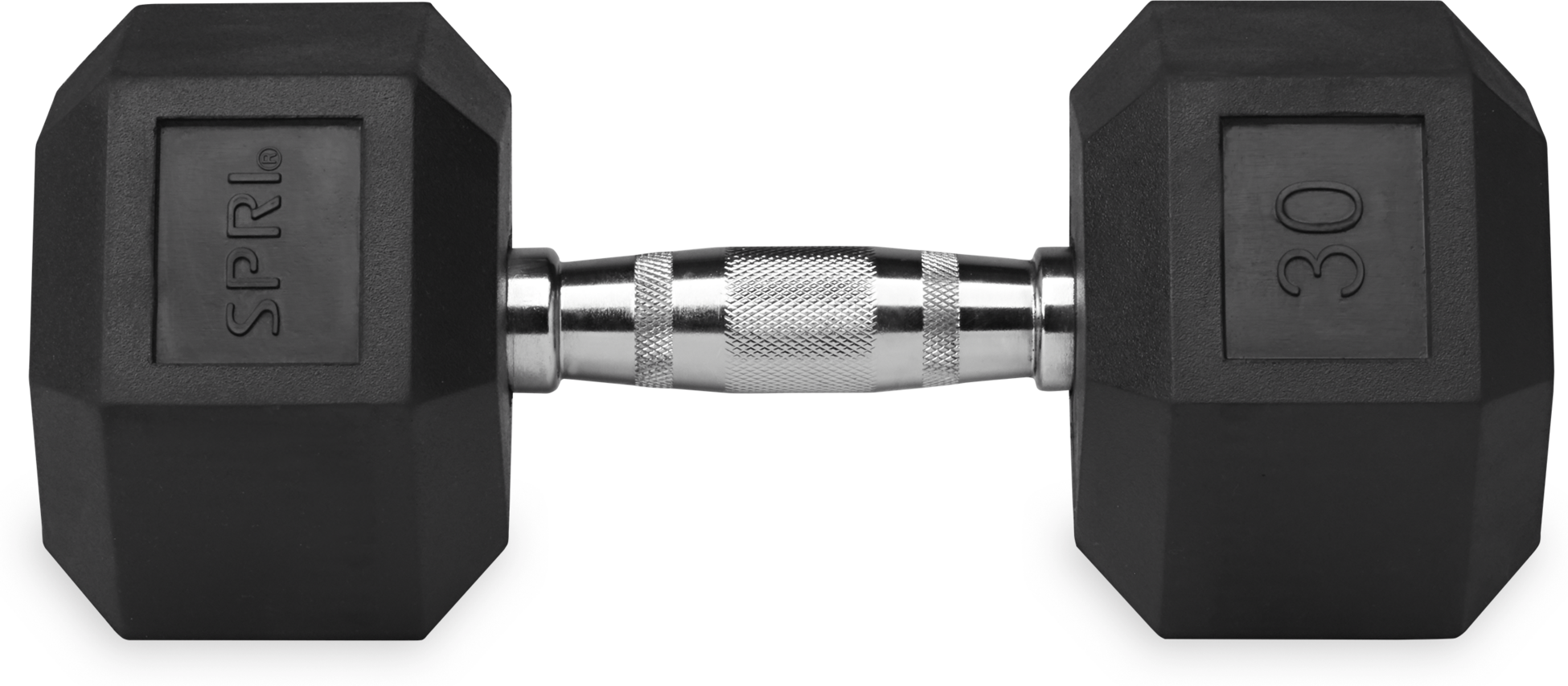 SPRI, Deluxe Rubber Dumbbell 13,6kg