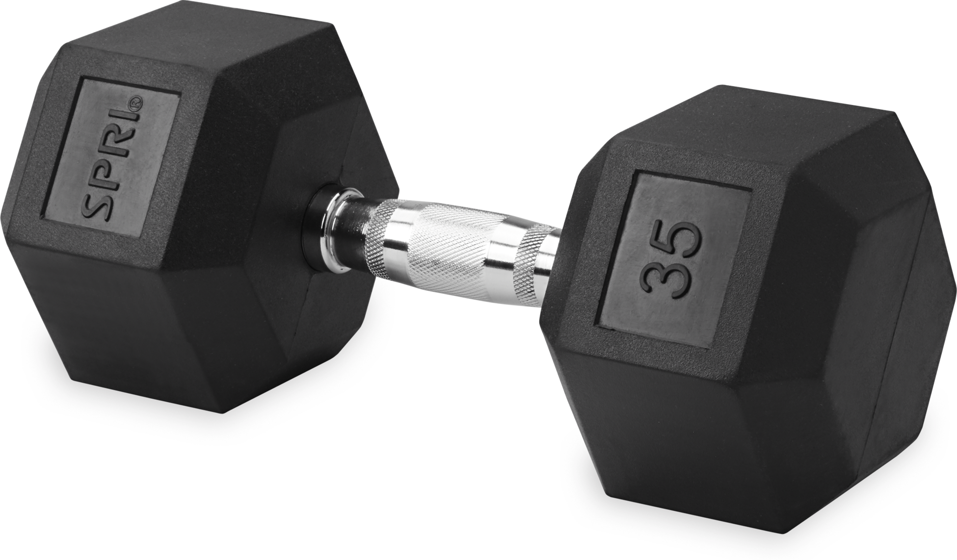 SPRI, Deluxe Rubber Dumbbell 15,9kg