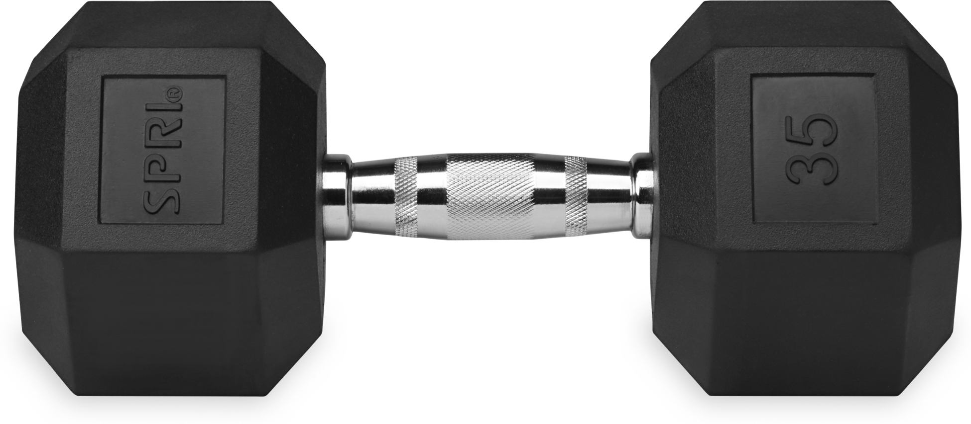 SPRI, Deluxe Rubber Dumbbell 15,9kg