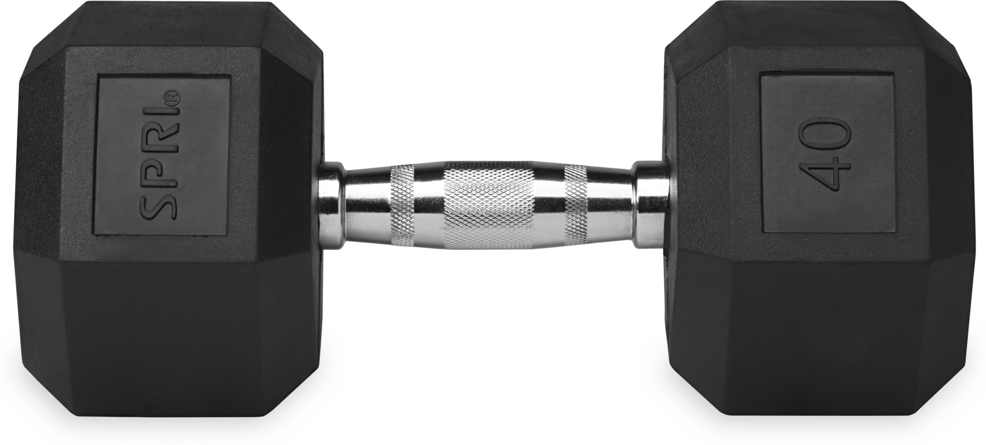 SPRI, Deluxe Rubber Dumbbell 18,1kg