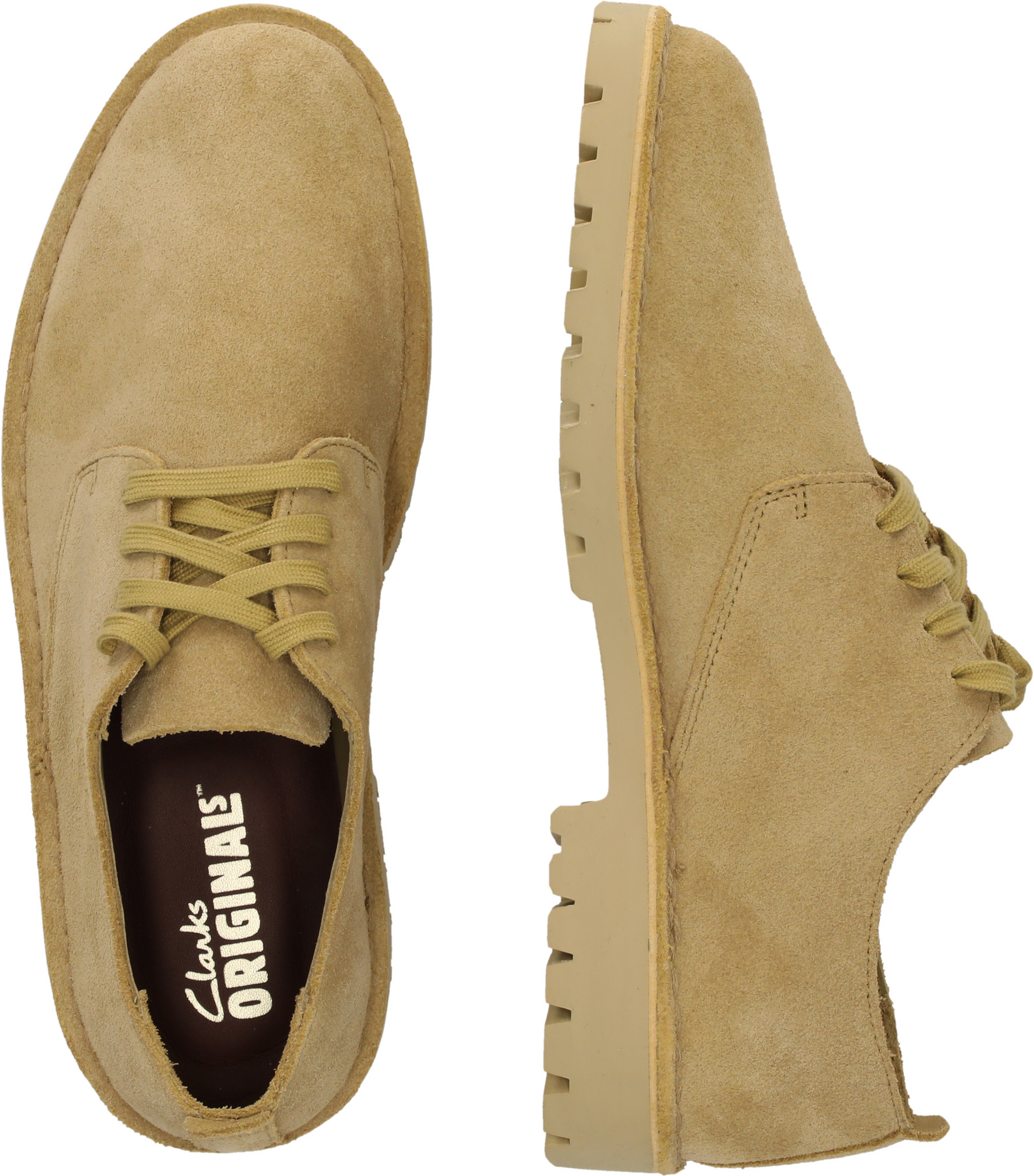 CLARKS ORIGINALS, Desert Rock Lo Maple Suede