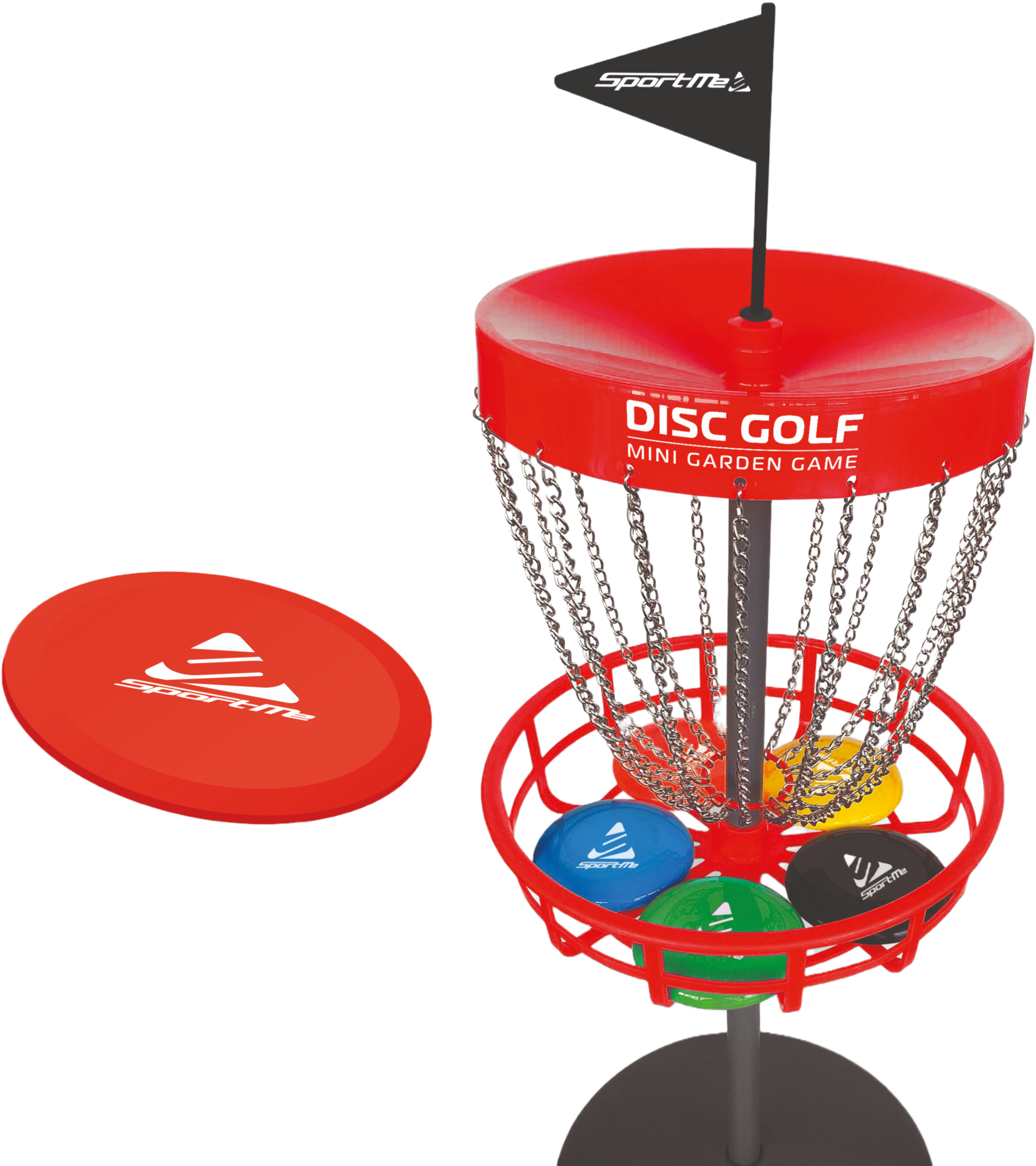 SPORTME, Discgolf Set Med Korg