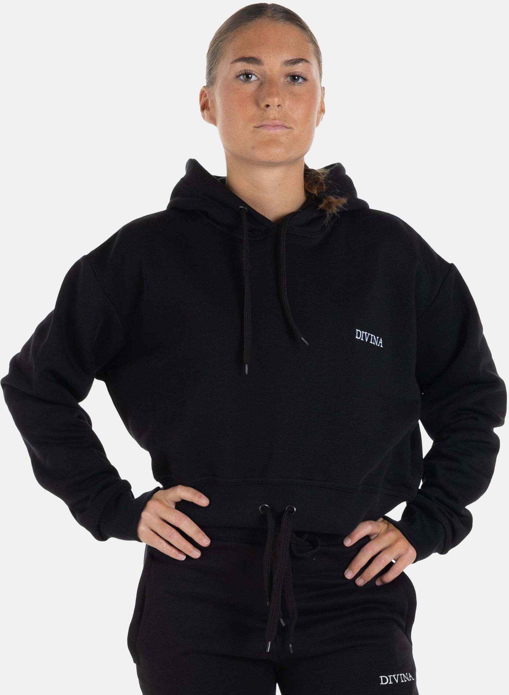 DIVINA, Divina Cropped Hoodie 'comfy'
