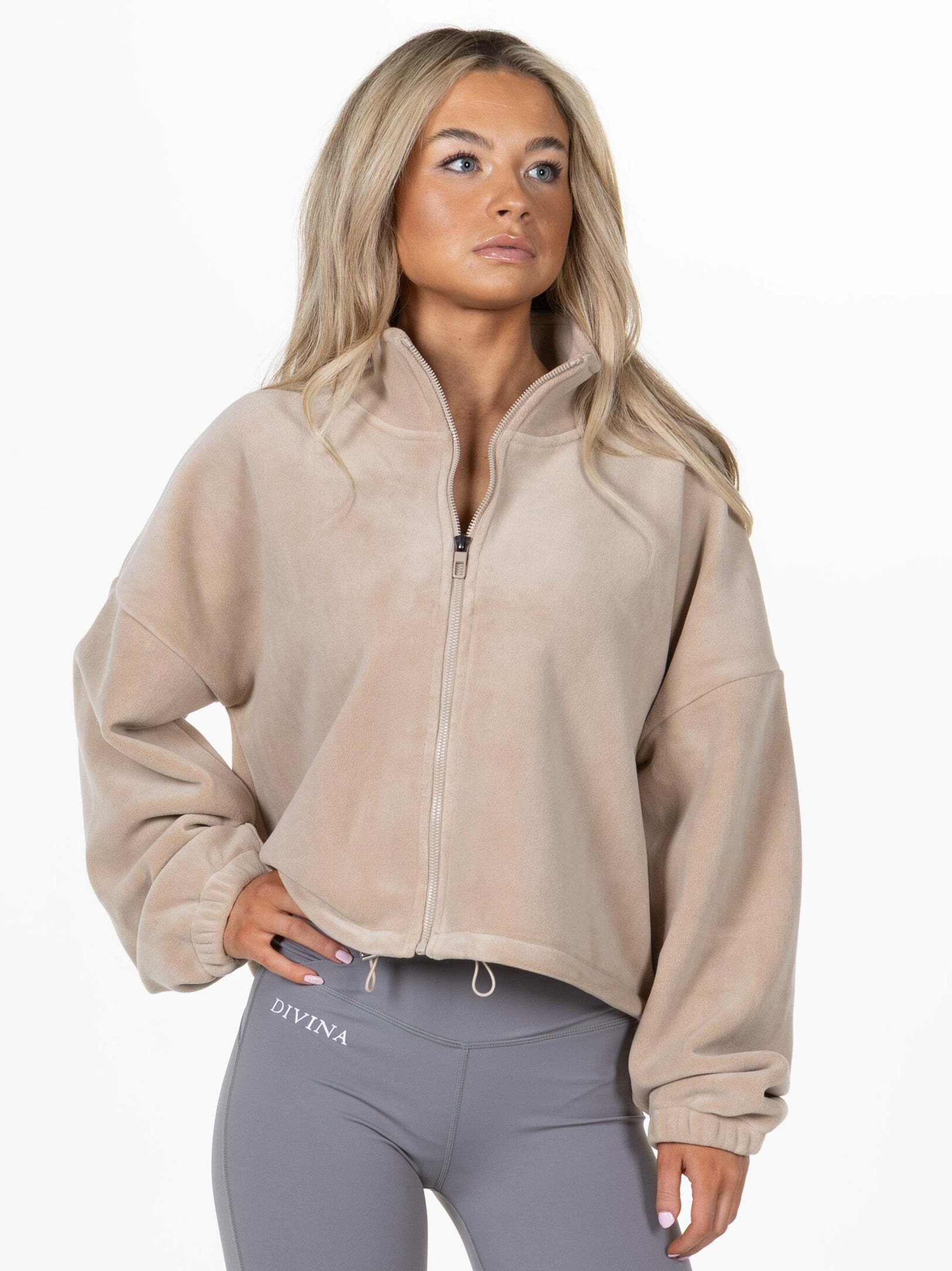 DIVINA, Divina Fleece Jacket "teddy"