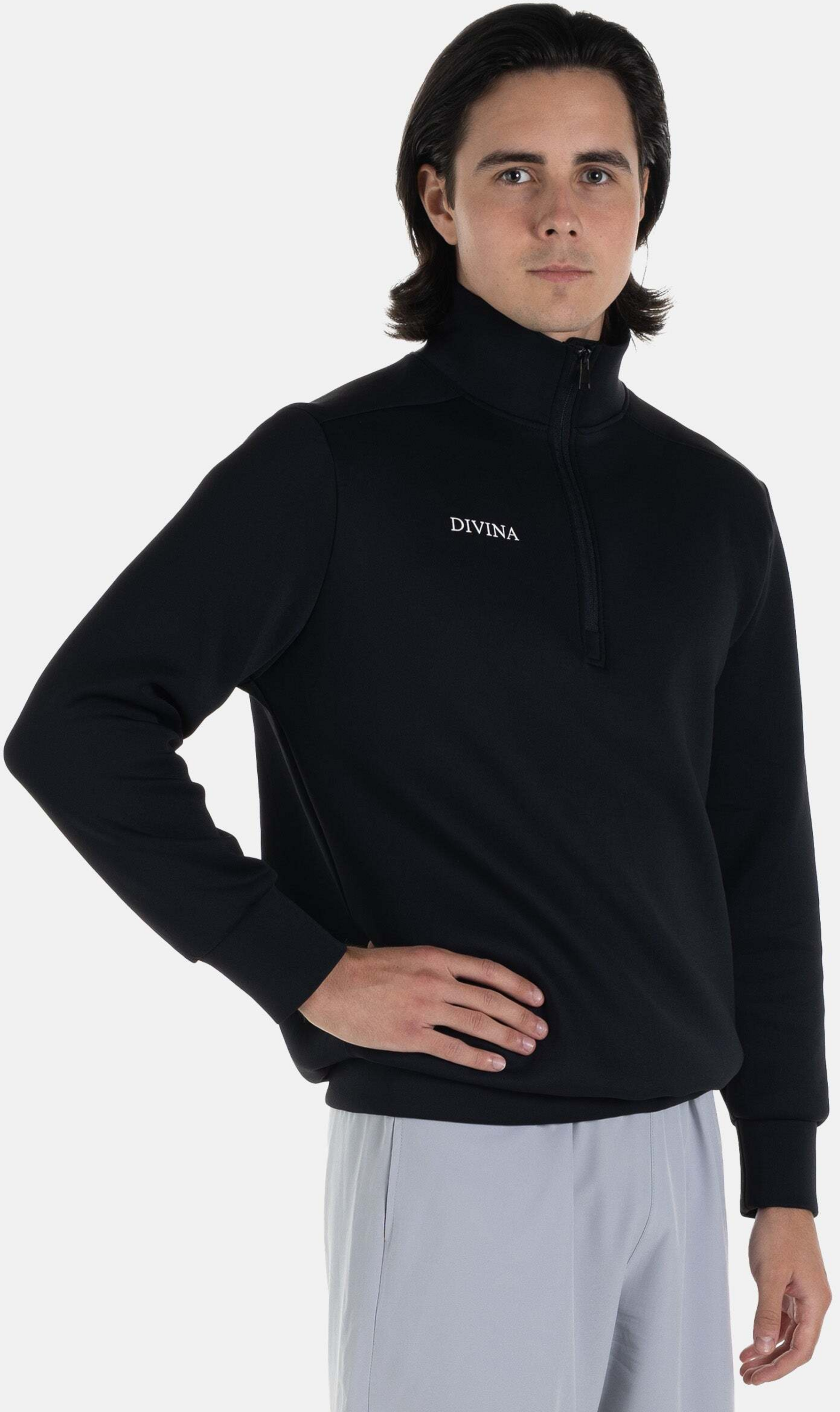 DIVINA, Divina Half-zip Shirt 'bonum'