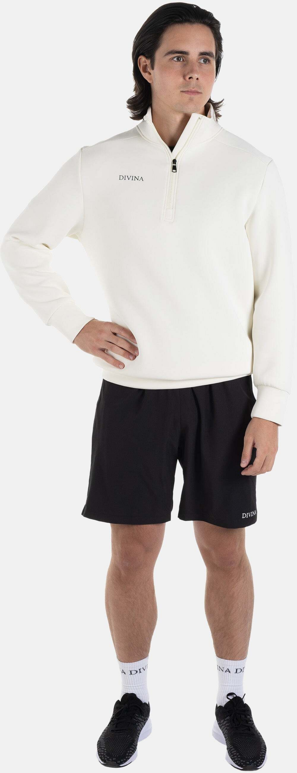 DIVINA, Divina Half-zip Shirt 'bonum'