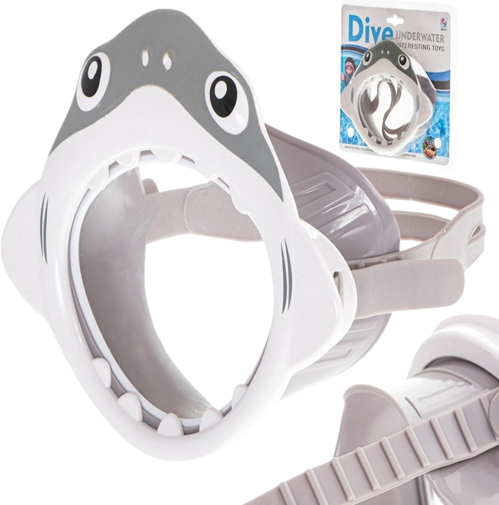 B2X, Diving Mask Goggles For Children Shark