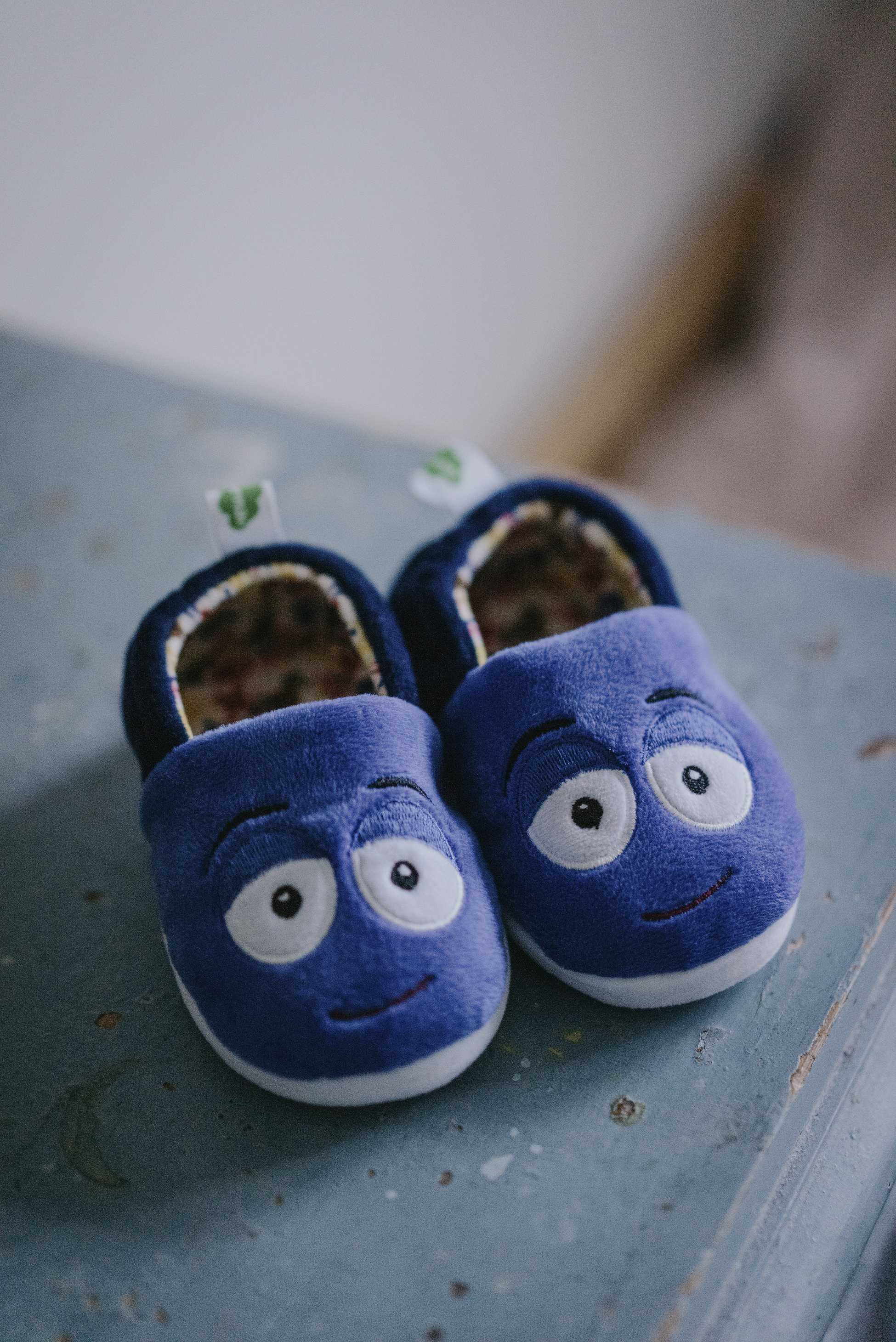 VINCENT SHOES, Doddo Blue Slipper