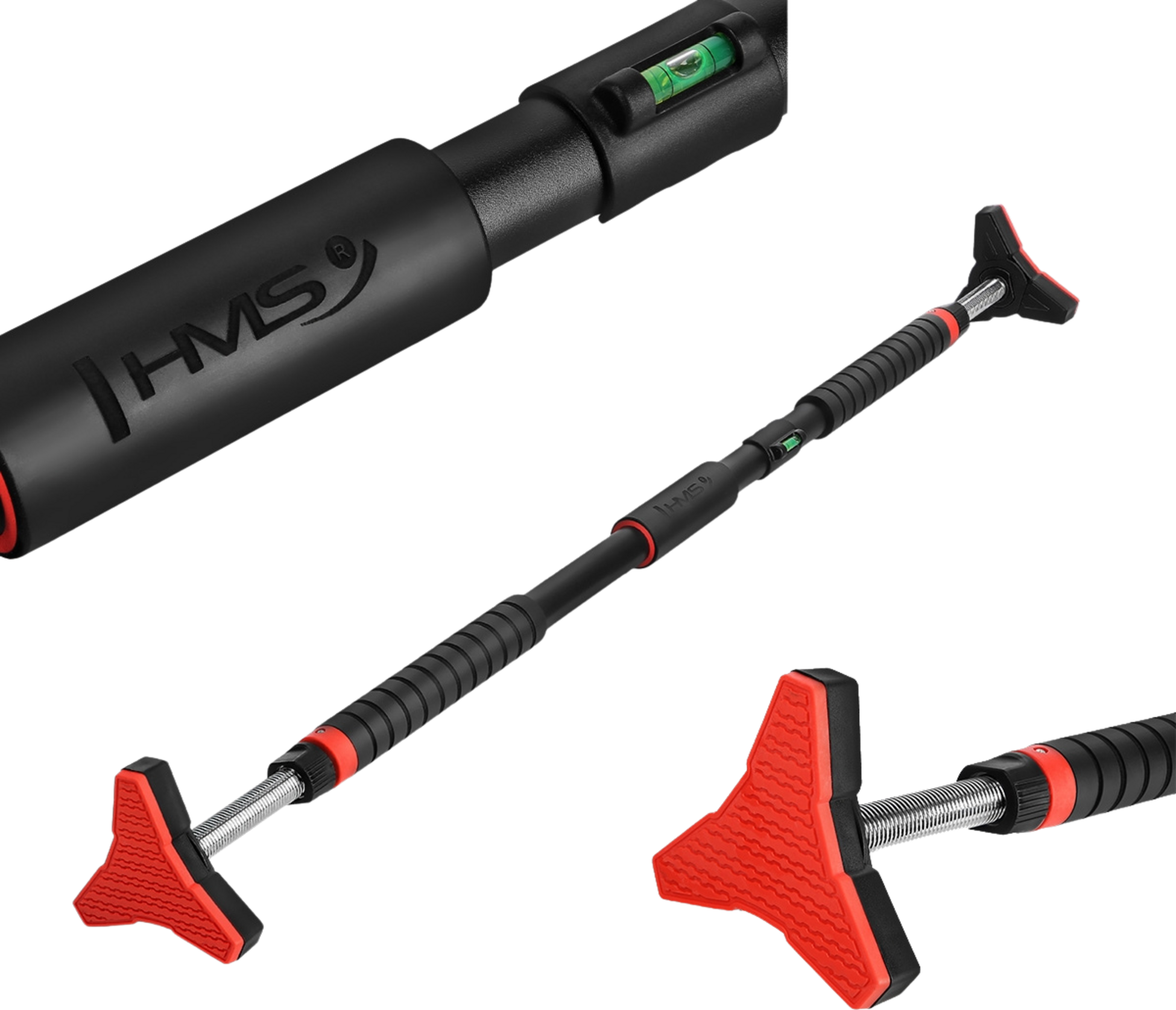 NORTHIX, Door Gym Bar, Adjustable 98-130 Cm, Home Workout Equipment