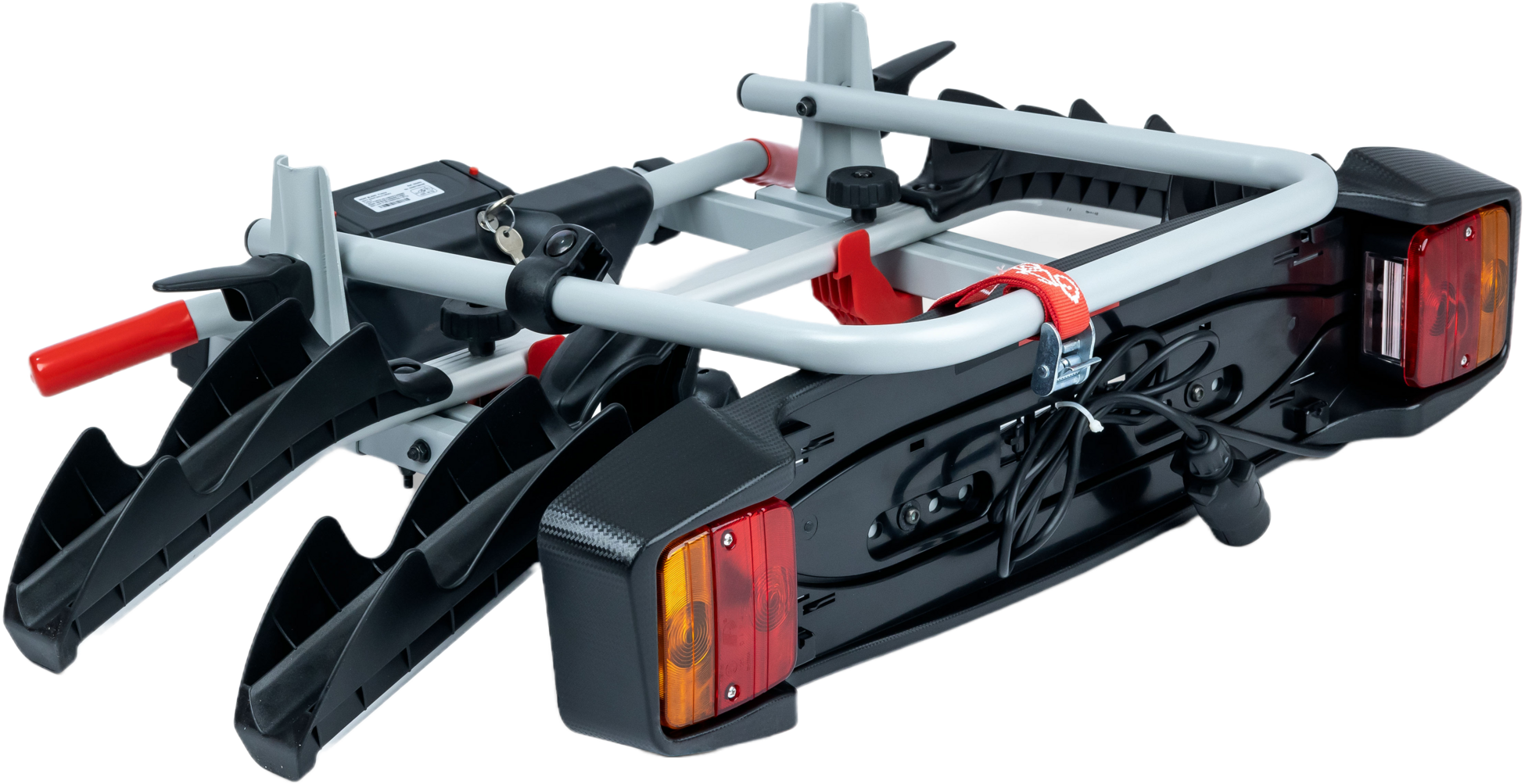 MONT BLANC, Dragkroksmonterad cykelh&aring;llare TOWVOYAGE - 2 cyklar