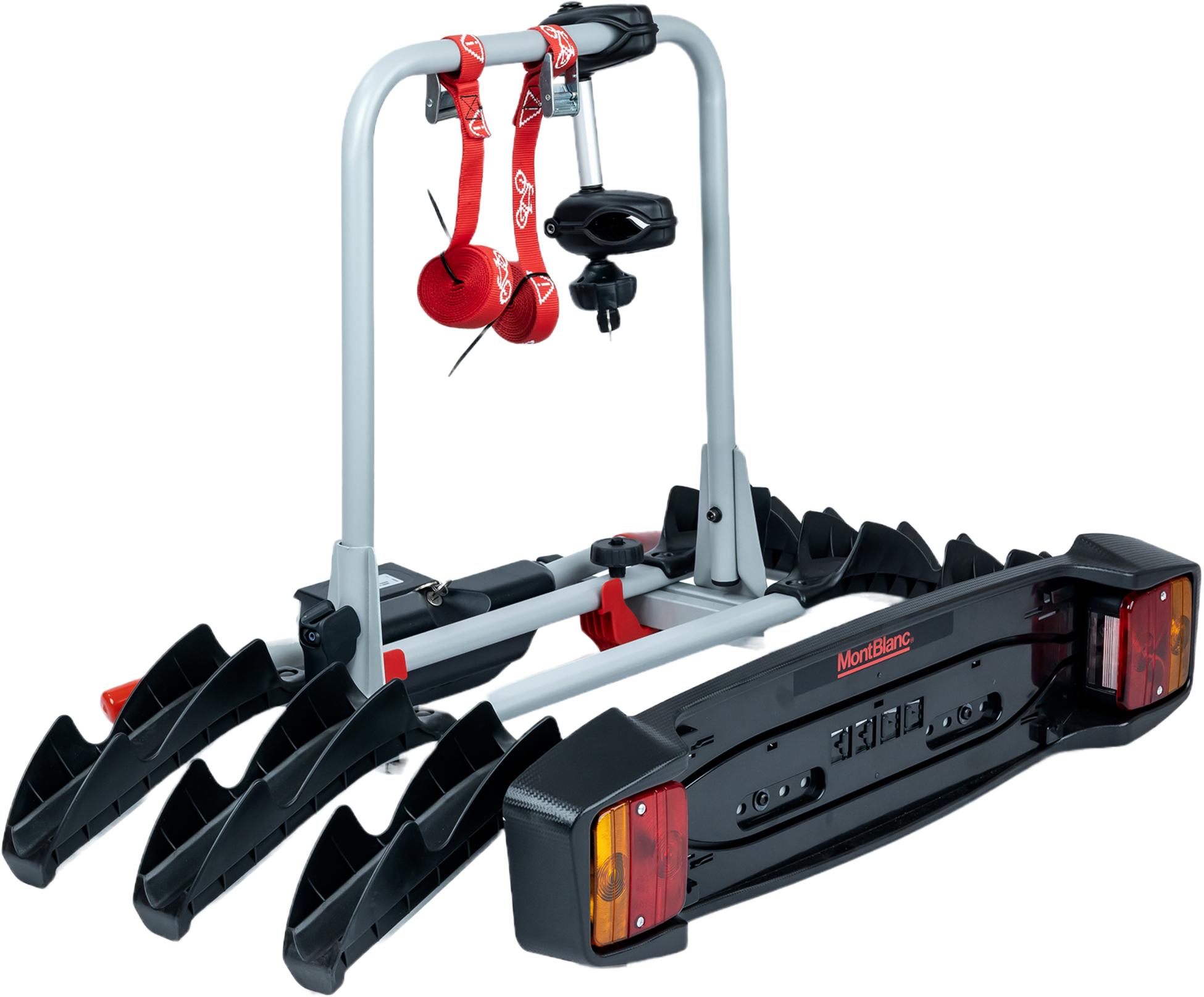 MONT BLANC, Dragkroksmonterad cykelhållare TOWVOYAGE - 3 cyklar