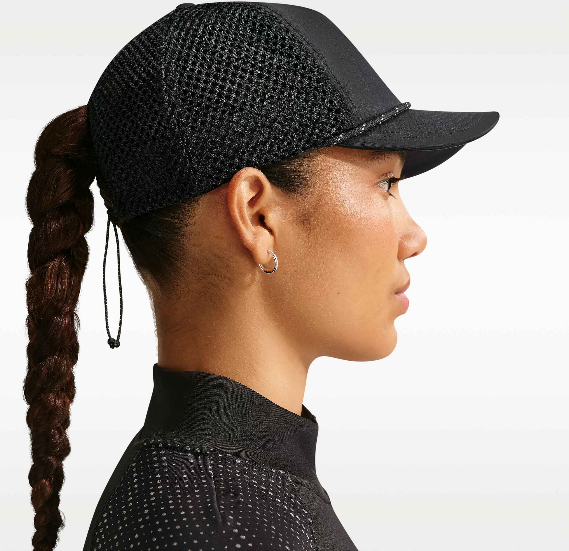 NIKE, Dri-fit Unstructured Swoosh Run Cap Pro