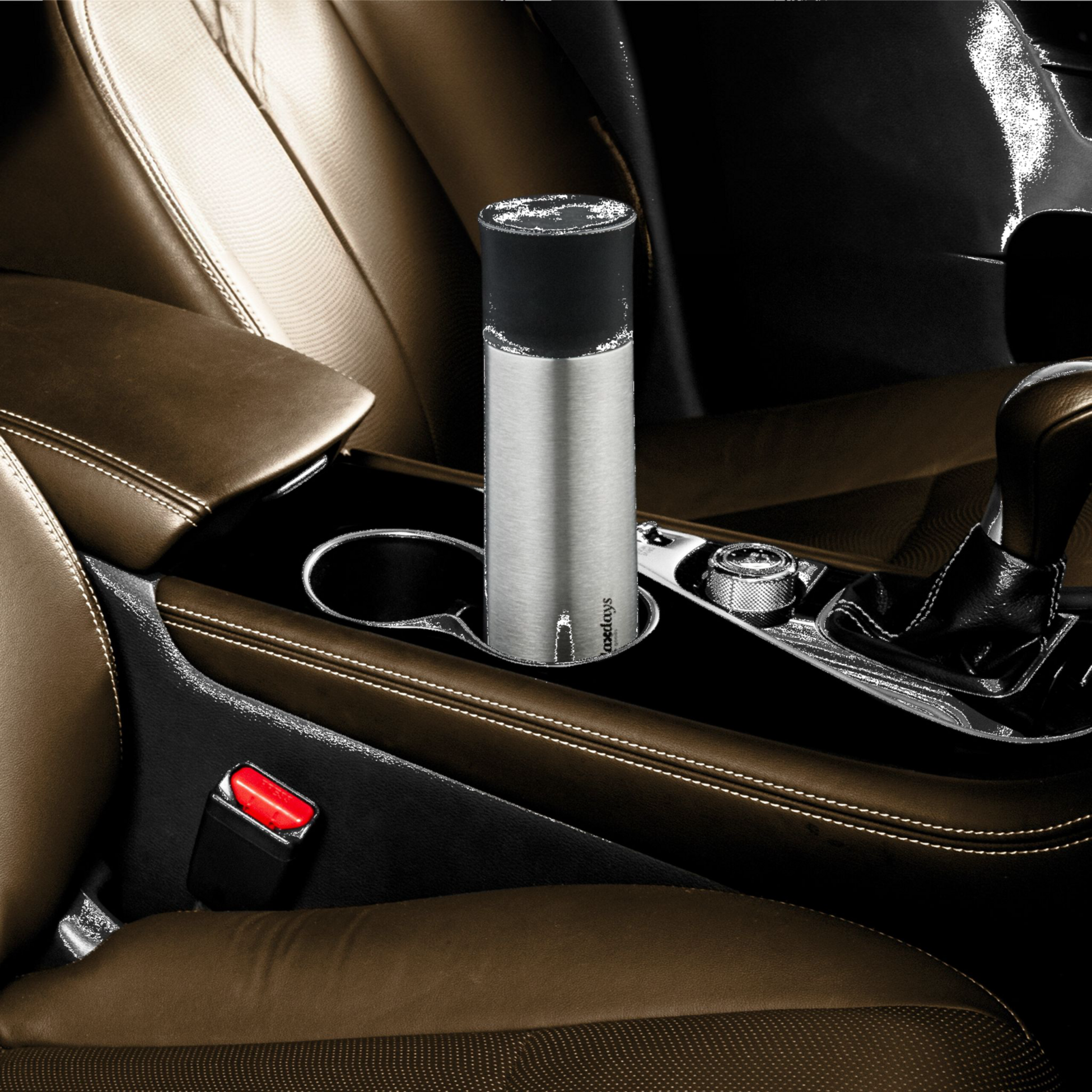 B2X, Drinking Bottle In Stainless Steel 400 Ml With Cup