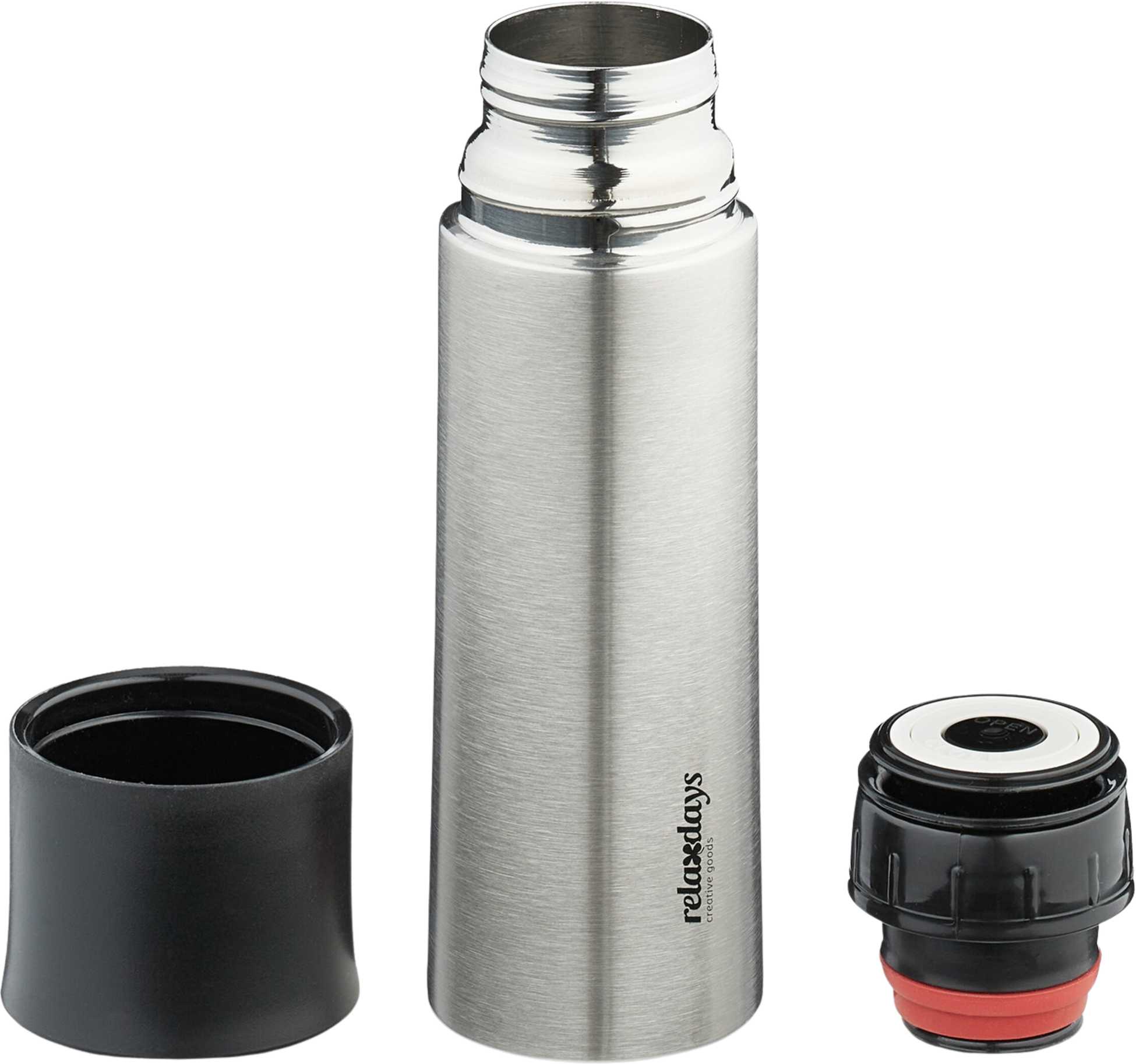 B2X, Drinking Bottle In Stainless Steel 750 Ml With Cup