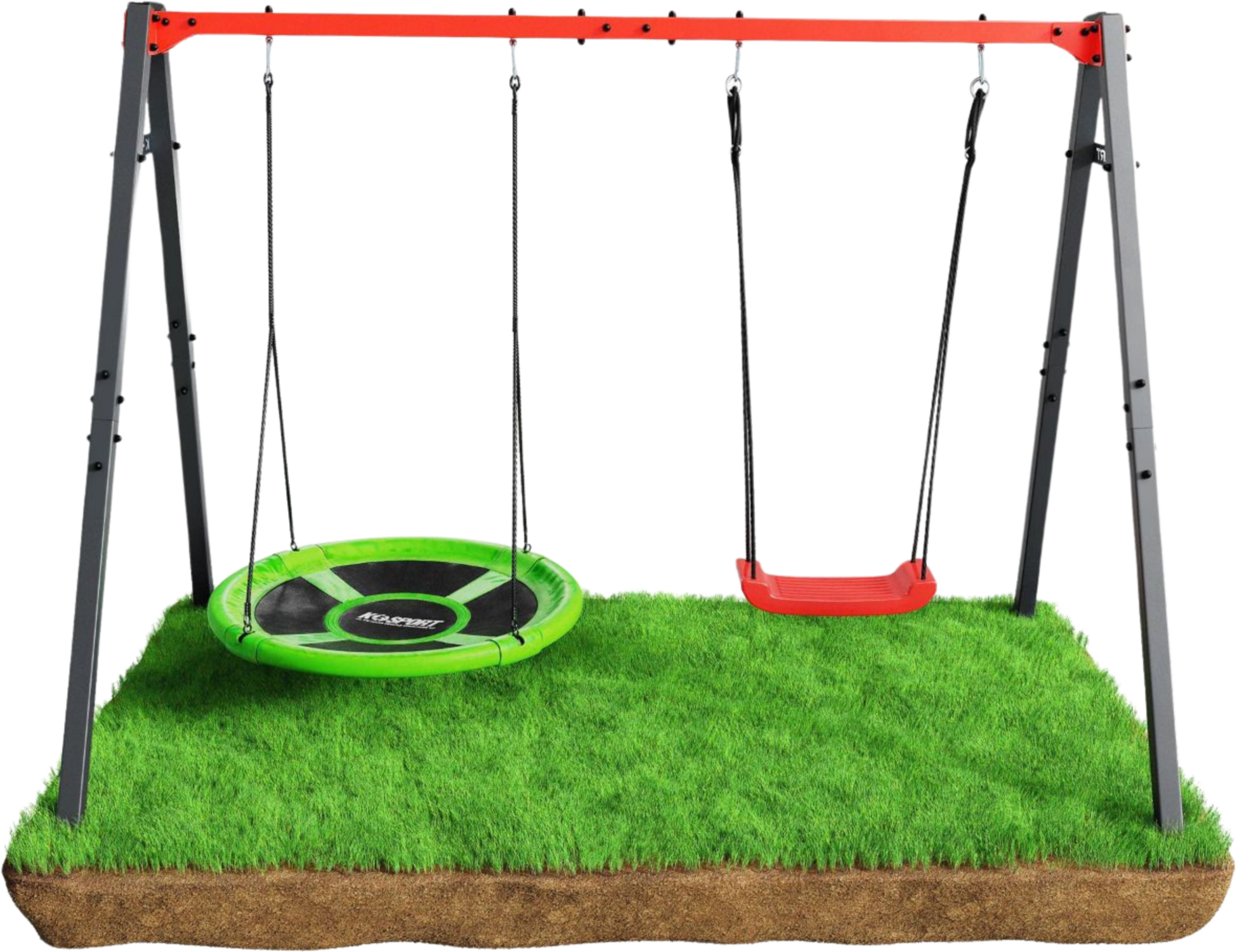 K-SPORT, Dubbel Barngunga För Trädgården I Children Garden Swing