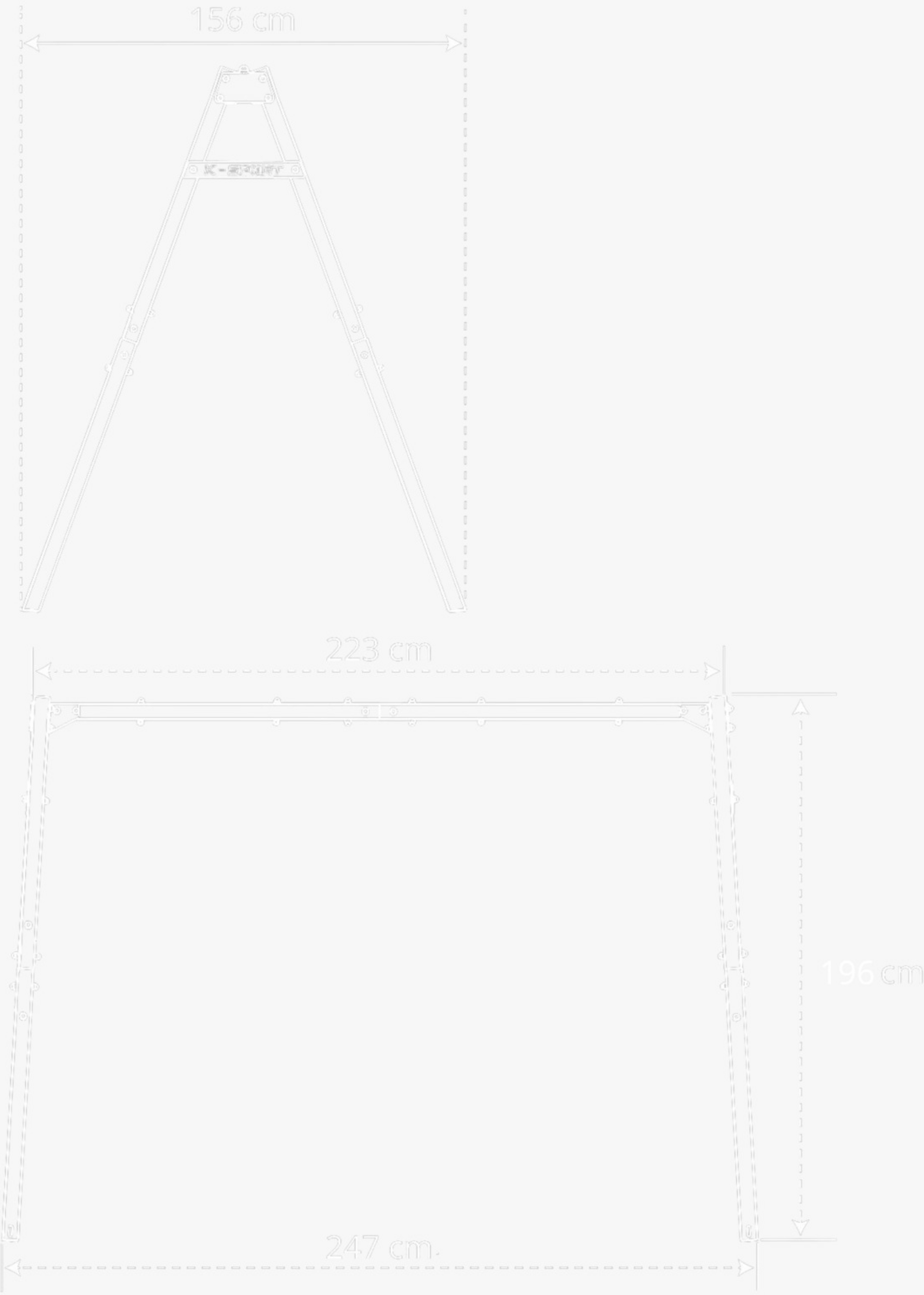 K-SPORT, Dubbel Barngunga För Trädgården I Children Garden Swing