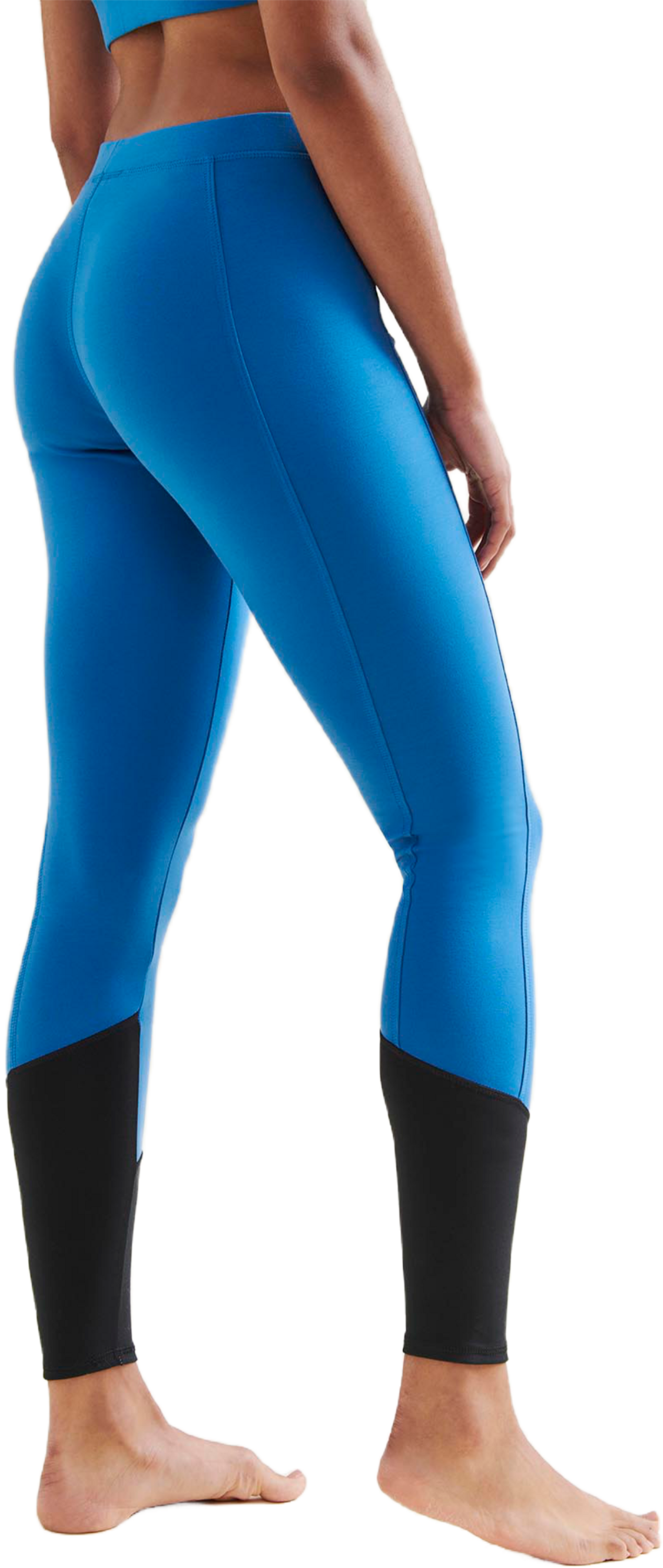 WELLICIOUS, Easy Colour Block Leggings - Shoreline Blue/caviar Black