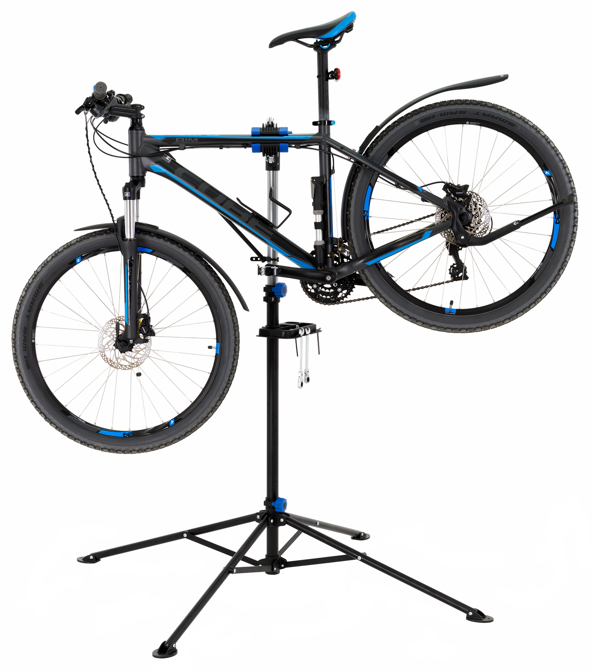 ECD GERMANY, Ecd Germany Bicycle Repair Stand For E Bike 360 Degree Rotating Height Adjustable 105 To 185 Cm