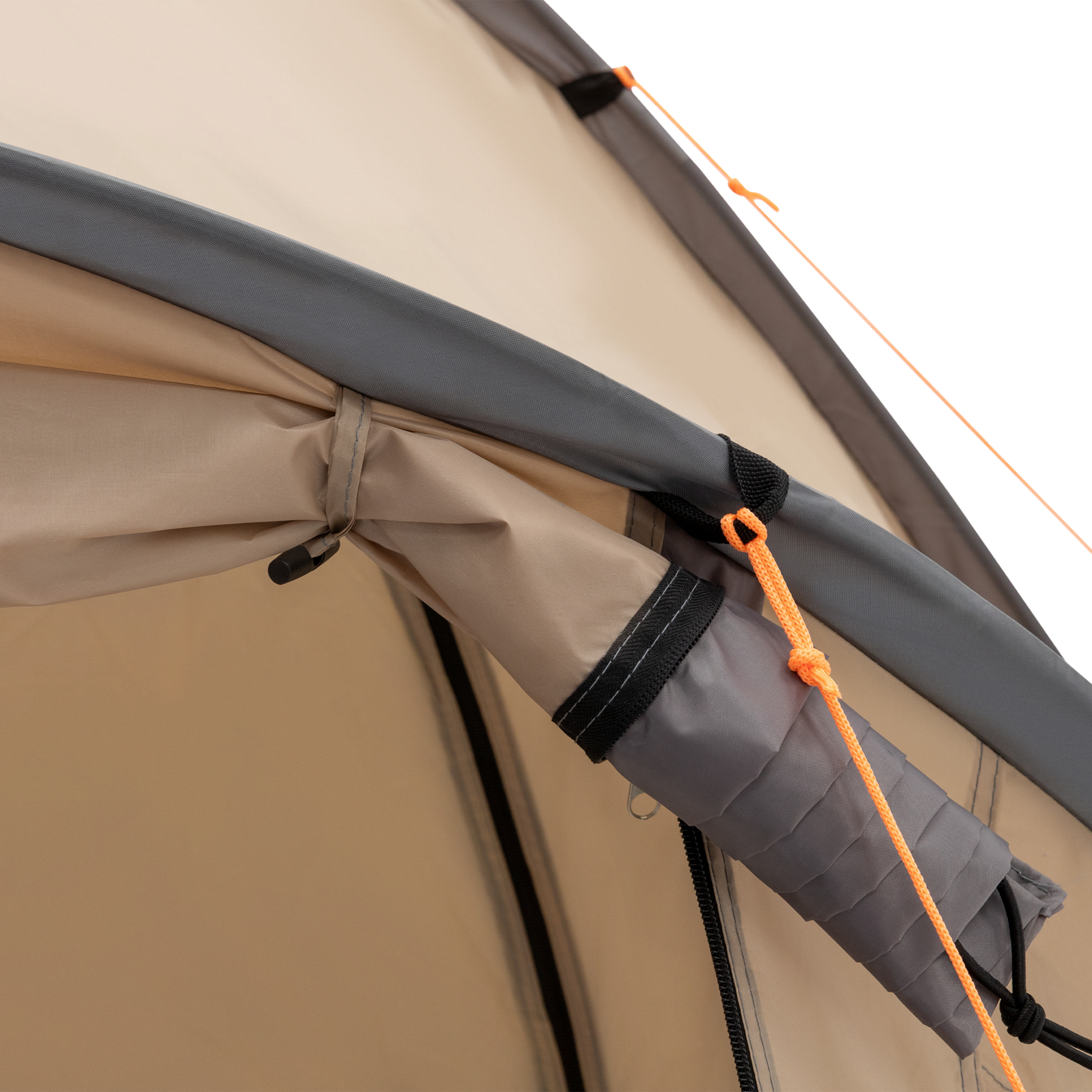 ECD GERMANY, Ecd Germany Camping Tent For 3 Persons 210x180x120 Cm Khaki/beige-grey, Lightweight Family Tent