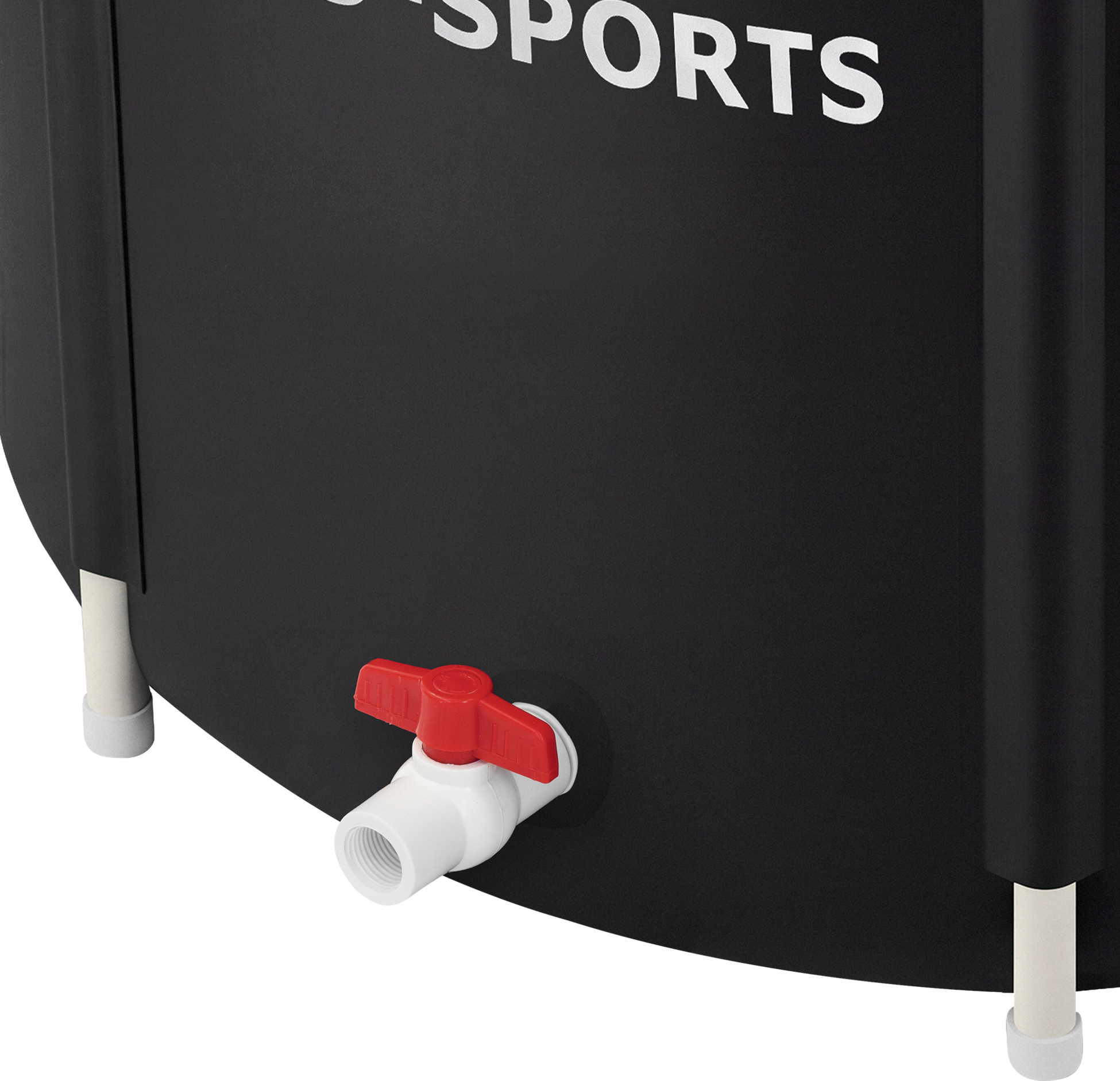 ECD GERMANY, Ecd Germany Ice Bath Barrel &Oslash;80 Cm, Therapy Diving Tub With Cover 350l, Inflatable Bathtub