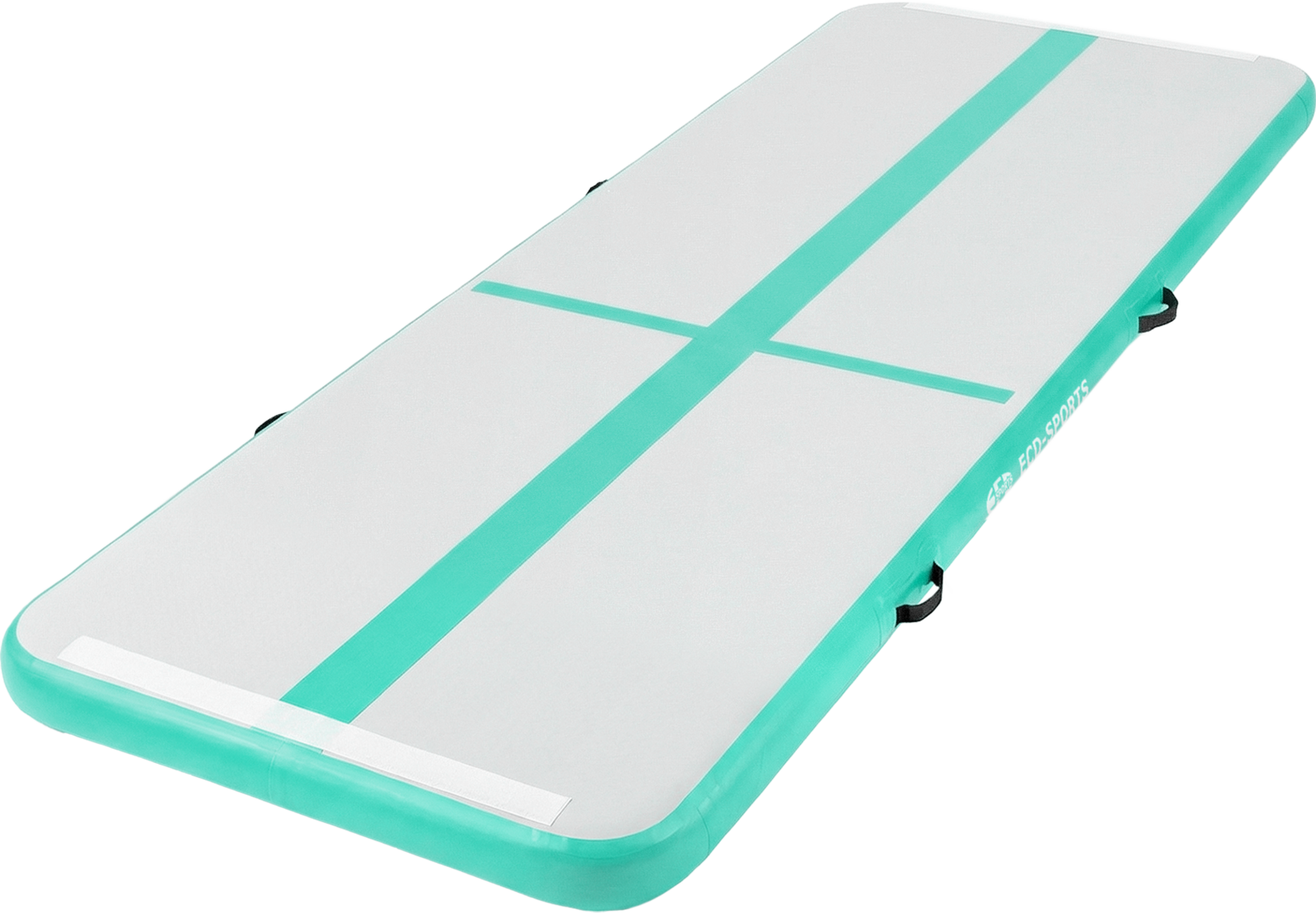 ECD GERMANY, Ecd Germany Inflatable Gymnastics Mat Airtrack 3m, Mint Green, 10cm Thick, Yoga Mat Gym Mat