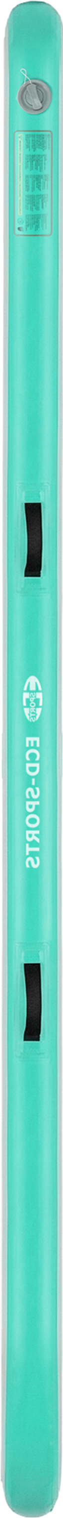 ECD GERMANY, Ecd Germany Inflatable Gymnastics Mat Airtrack 4m, Mint Green, 10cm Thick, Yoga Mat Gym Mat