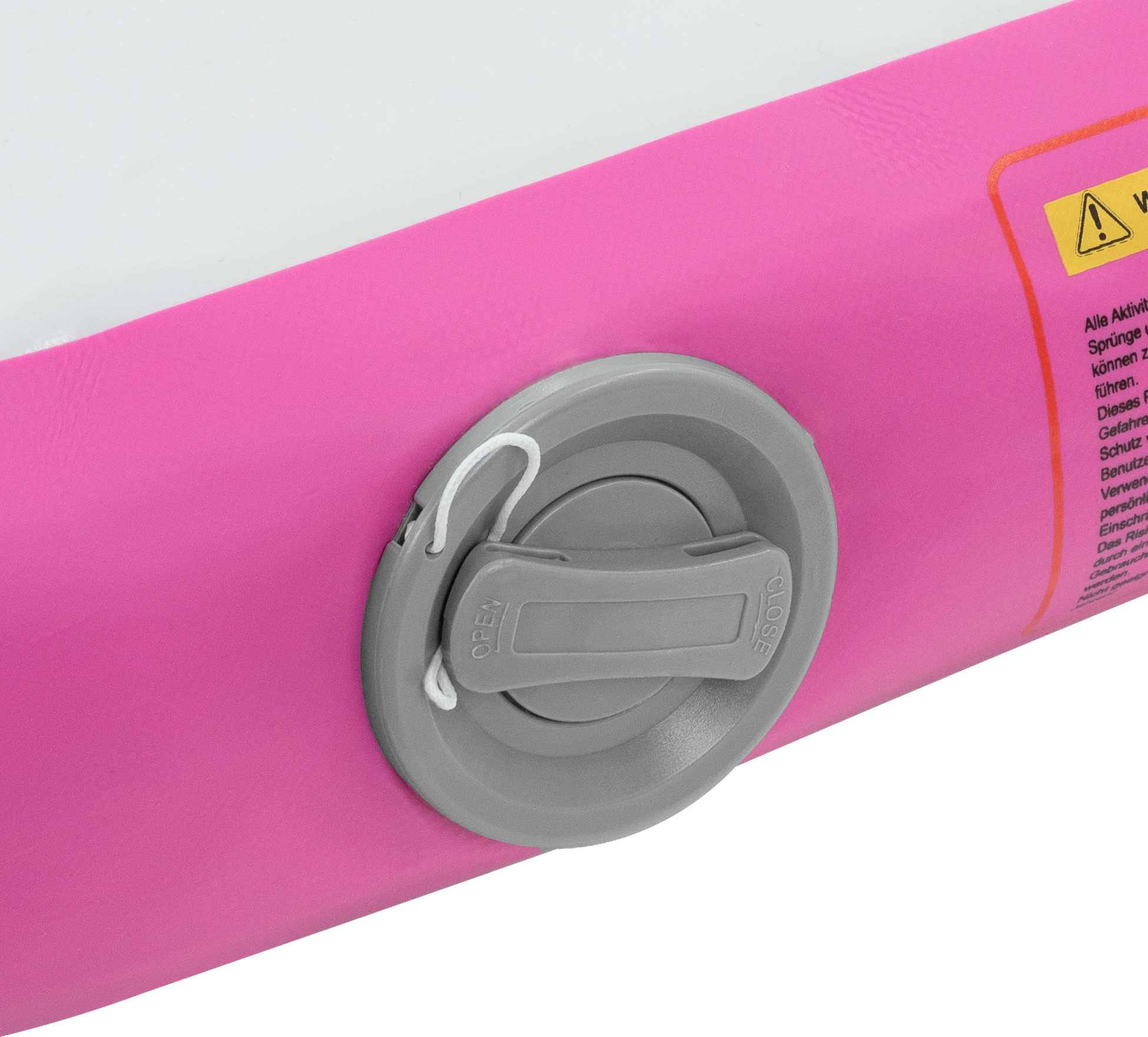 ECD GERMANY, Ecd Germany Inflatable Gymnastics Mat Airtrack 4m, Pink, 10 Cm Thick, Yoga Mat Gym Mat