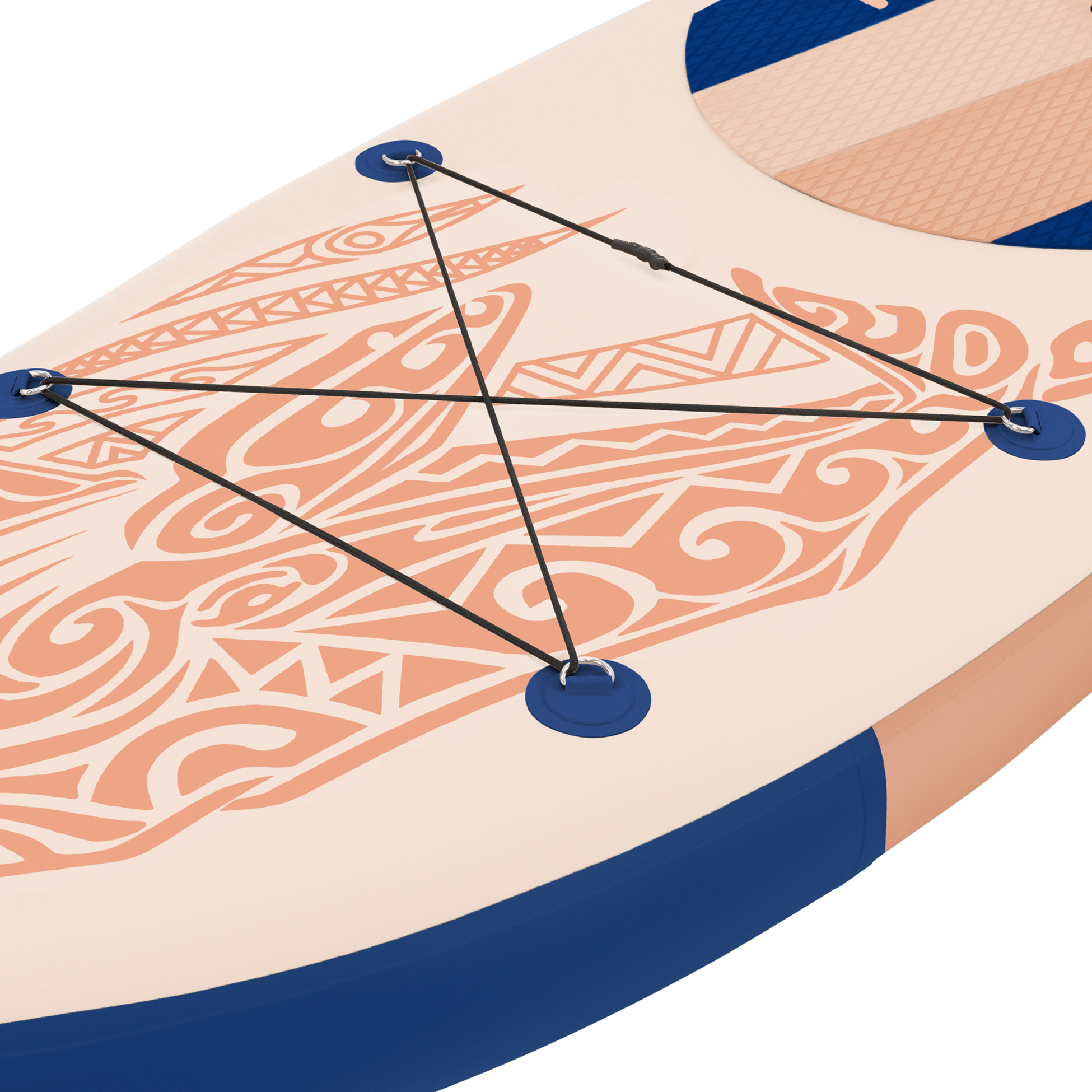 ECD GERMANY, Ecd Germany Inflatable Stand Up Paddle Board Makani 320 X 80 X 15 Cm Apricot Pvc Sup Board Set