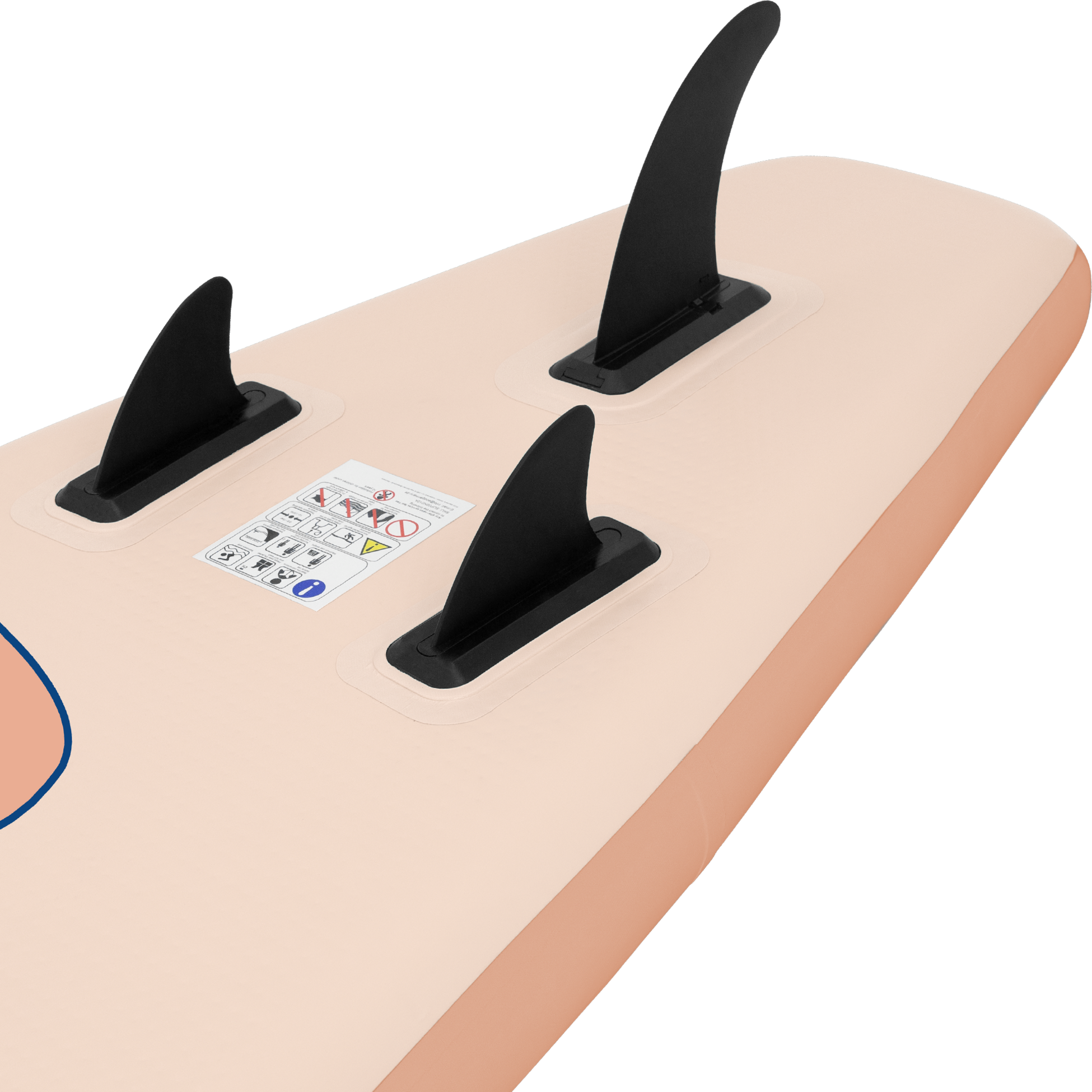 ECD GERMANY, Ecd Germany Inflatable Stand Up Paddle Board Makani 320 X 80 X 15 Cm Apricot Pvc Sup Board Set