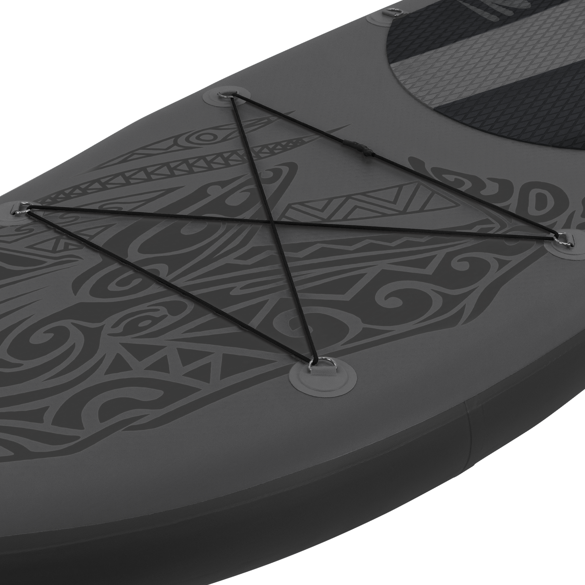 ECD GERMANY, Ecd Germany Inflatable Stand Up Paddle Board Makani 320 X 80 X 15 Cm Black Pvc Sup Board Set Up