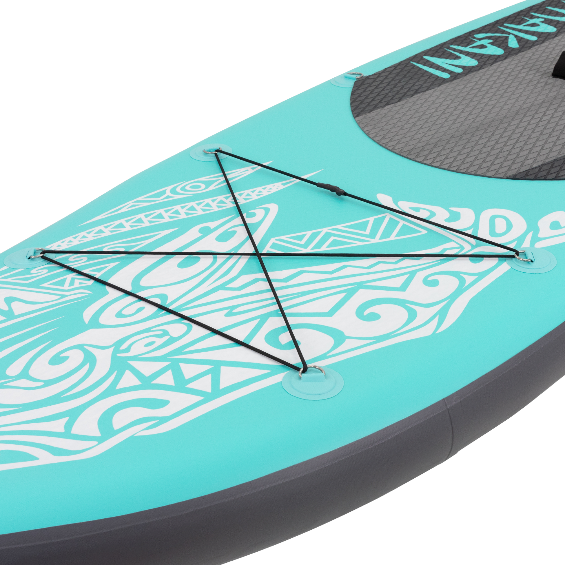 ECD GERMANY, Ecd Germany Inflatable Stand Up Paddle Board Makani 320 X 80 X 15 Cm Turquoise  Pvc Sup Board Set Up