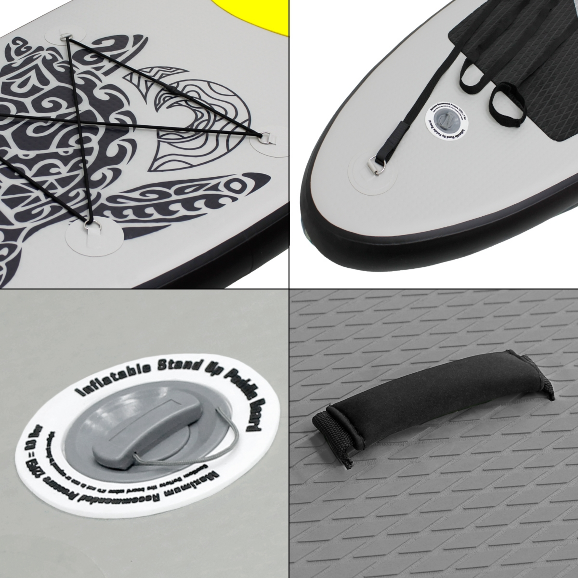 ECD GERMANY, Ecd Germany Inflatable Stand Up Paddle Board Maono 308 X 78 X 10 Cm Gray Pvc Sup Board Set Up