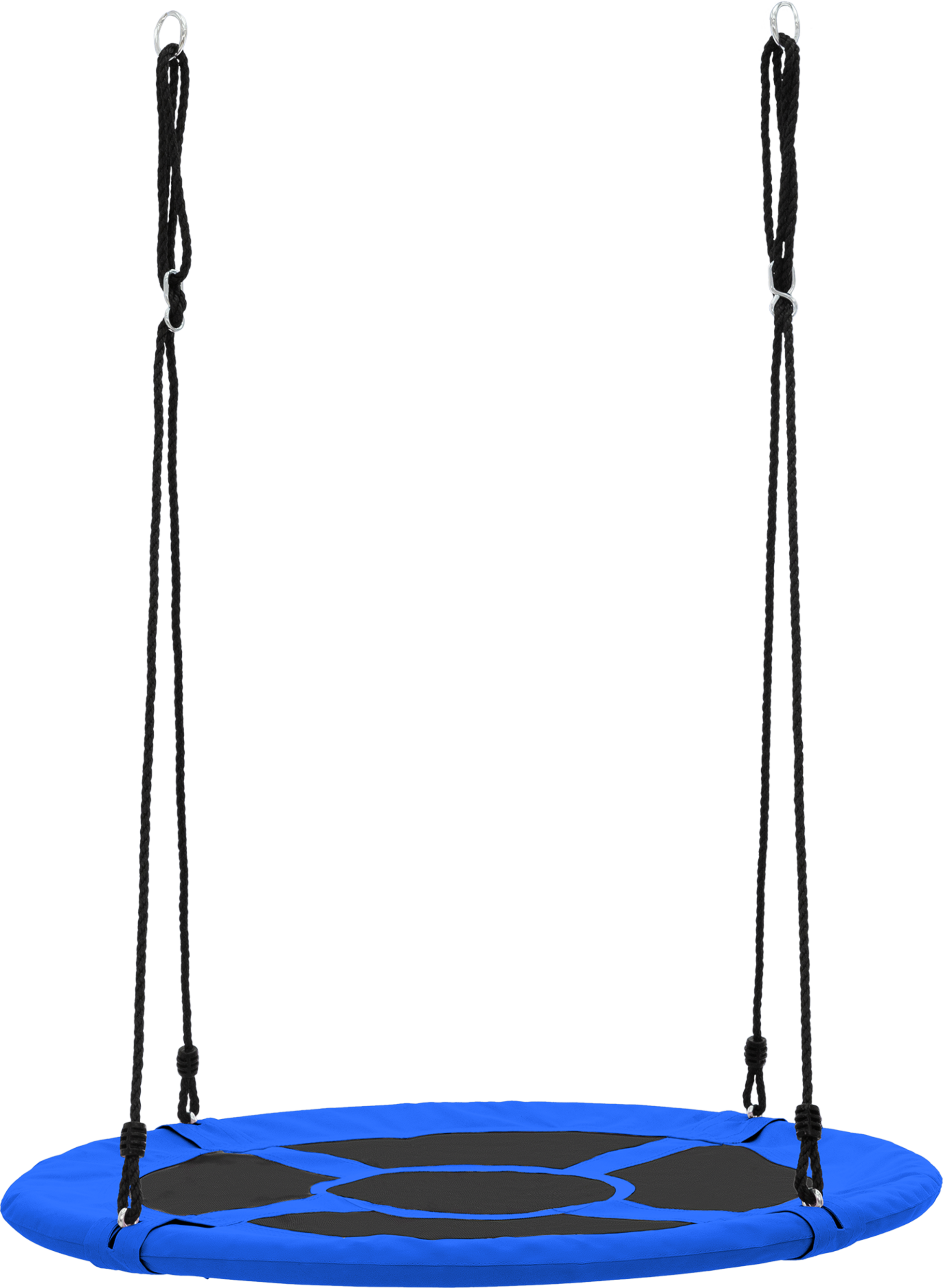 ECD GERMANY, Ecd Germany Nest Swing &Oslash;100 Cm, Blue, Round Saucer Seat For Children Adults, Height Adjustable