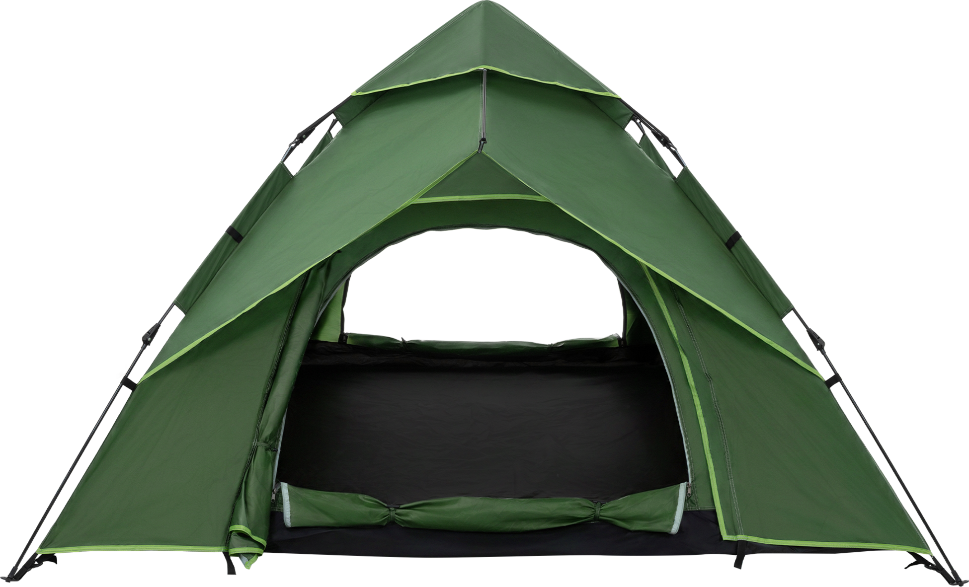 ECD GERMANY, Ecd Germany Pop Up Tent For 3 4 People Green Outdoor Beach Tent With 2 Doors Weatherproof Camping