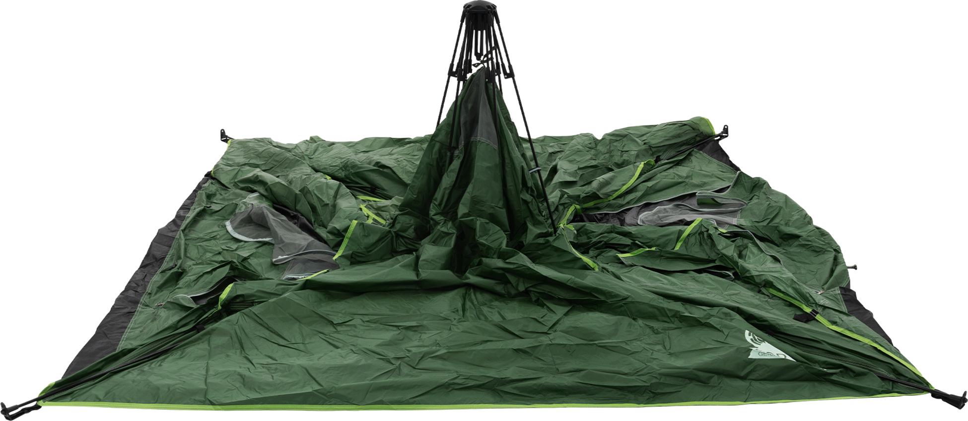 ECD GERMANY, Ecd Germany Pop Up Tent For 3 4 People Green Outdoor Beach Tent With 2 Doors Weatherproof Camping