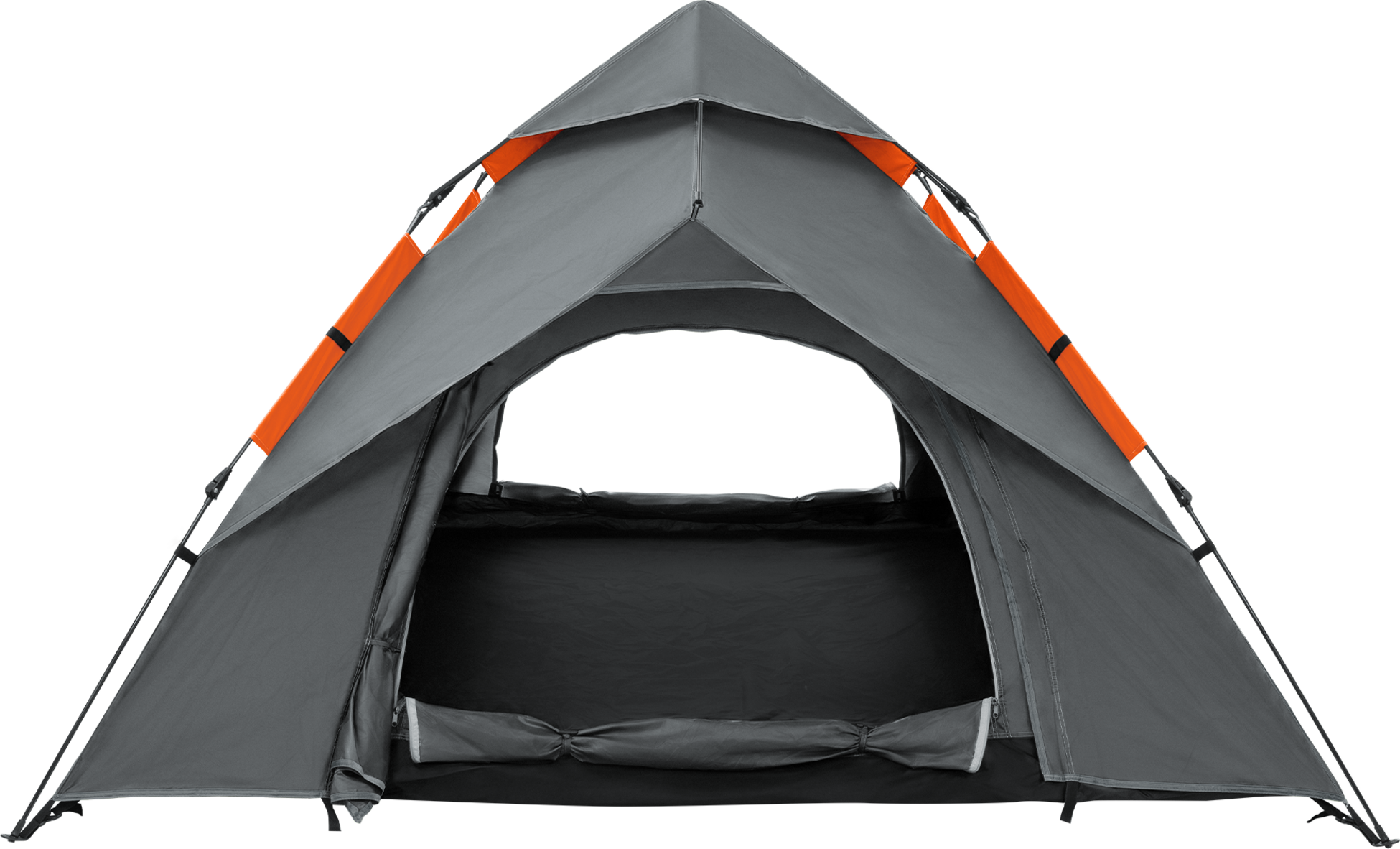 ECD GERMANY, Ecd Germany Pop Up Tent For 3 4 People Grey Outdoor Beach Tent With 2 Doors Weatherproof Camping