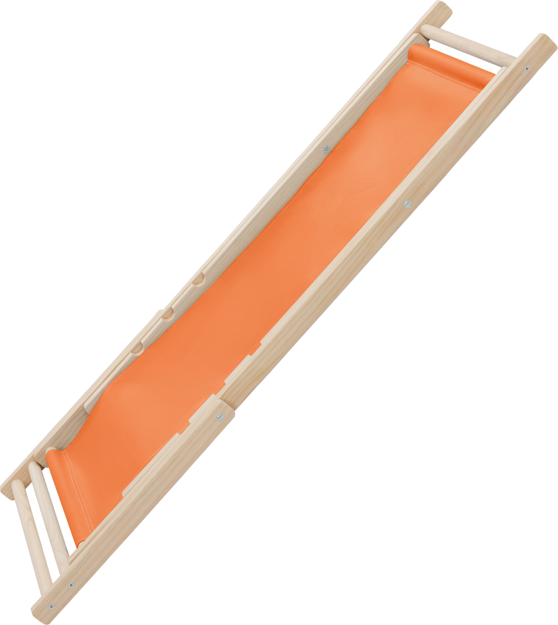 ECD GERMANY, Ecd Germany Set Of 2 Foldable Wooden Deck Chair Garden Sun Lounger Orange Reclining Beach Chair