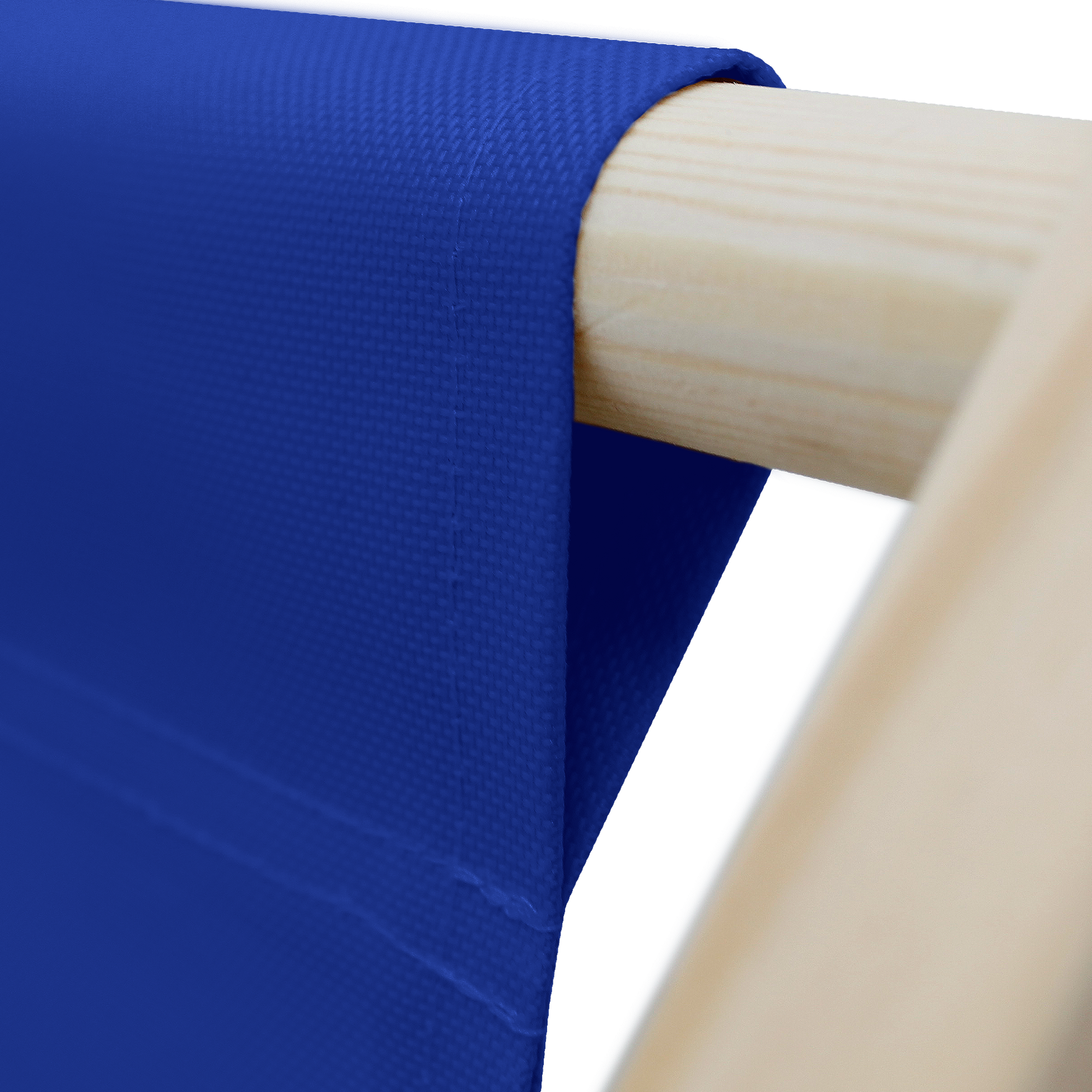 ECD GERMANY, Ecd Germany Set Of 3 Foldable Wooden Deck Chair Garden Sun Lounger Blue Reclining