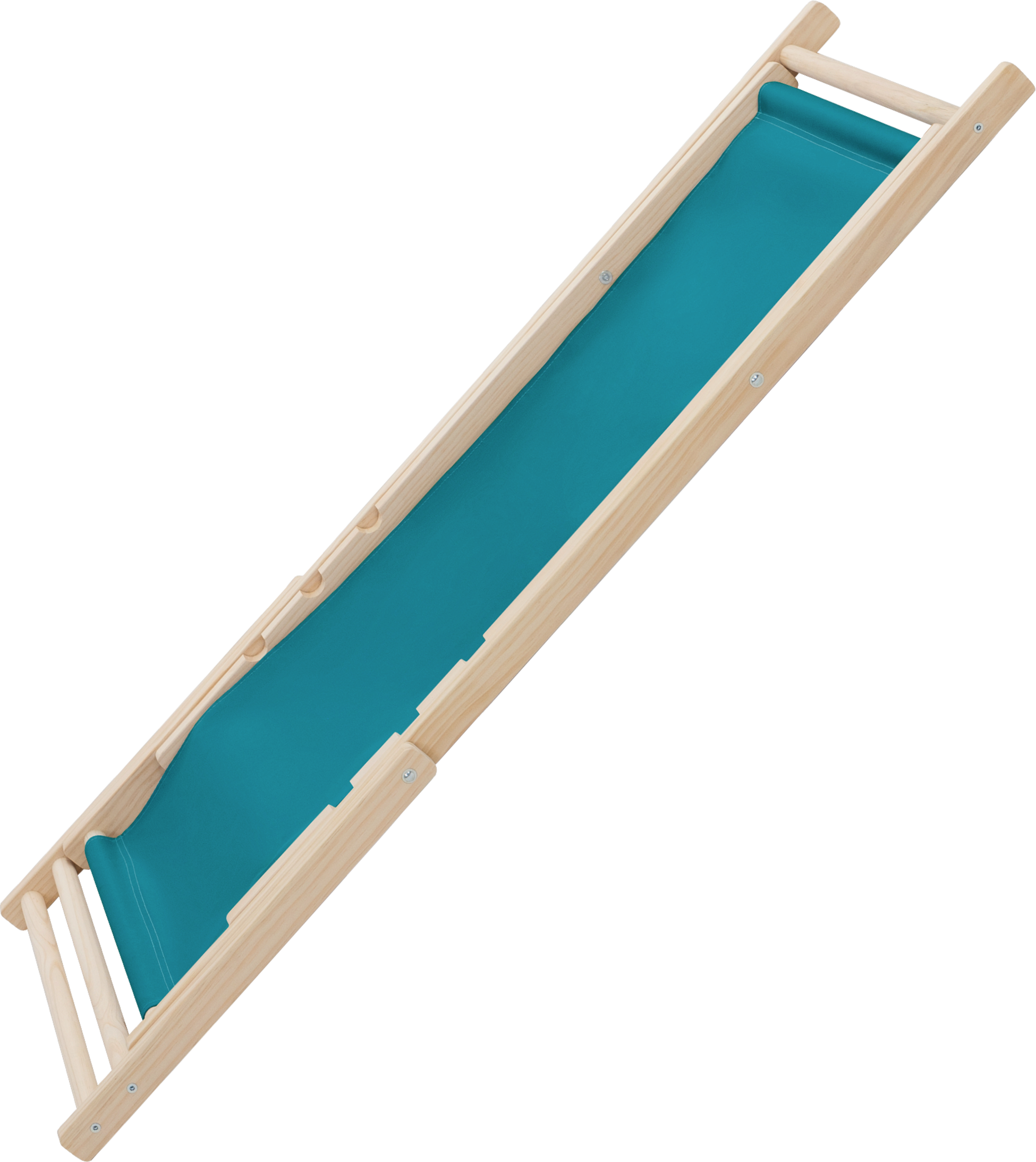 ECD GERMANY, Ecd Germany Set Of 3 Foldable Wooden Deck Chair Garden Sun Lounger Turquoise Reclining