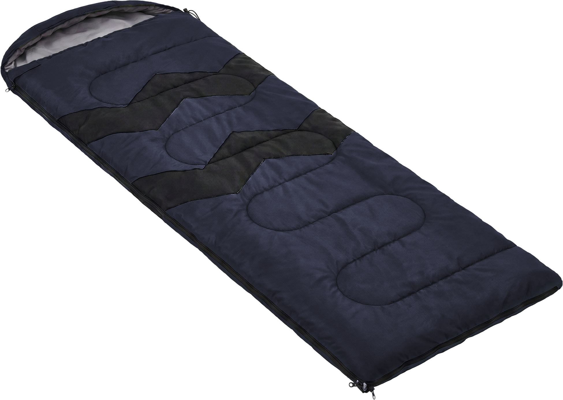 ECD GERMANY, Ecd Germany Sleeping Bag Adult For Camping 210cm, Blue Camping Lightweight Blanket, Warm 3 Season