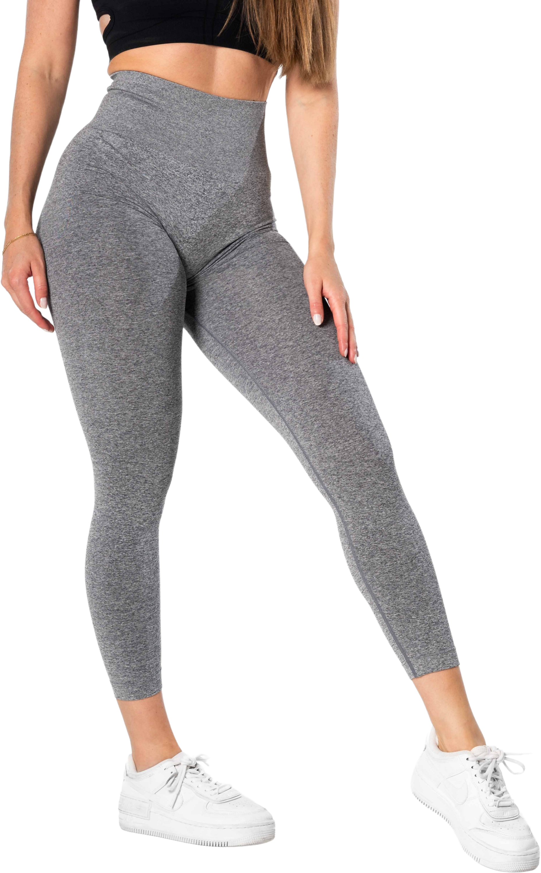RELODE, Echo Seamless Tights - Mörkgrå