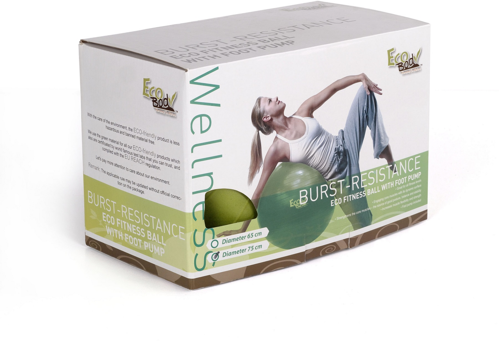 ECO BODY, Eco Body Exercise Ball 65cm