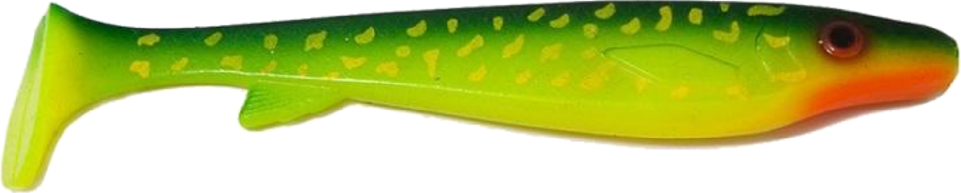 EJ LURES, Ej Lures Fatnose Shad Hot Pike 23cm, 60gr