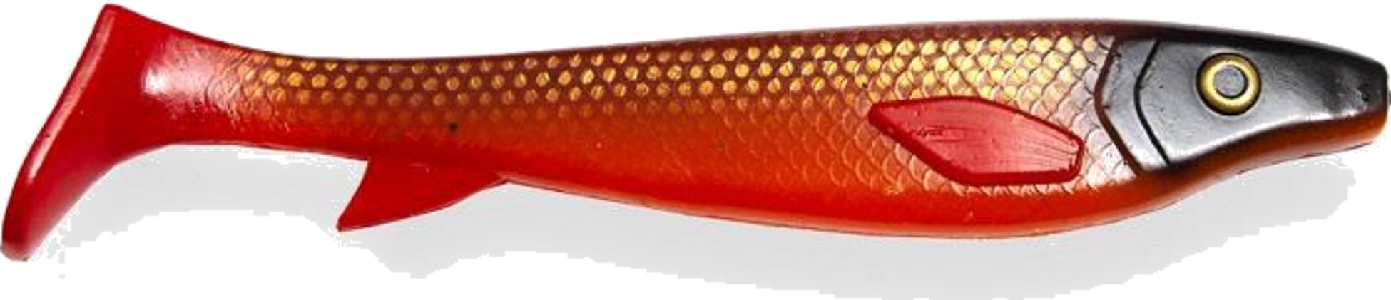 EJ LURES, Ej Lures Fatnose Shad Orange Red 23cm, 60gr