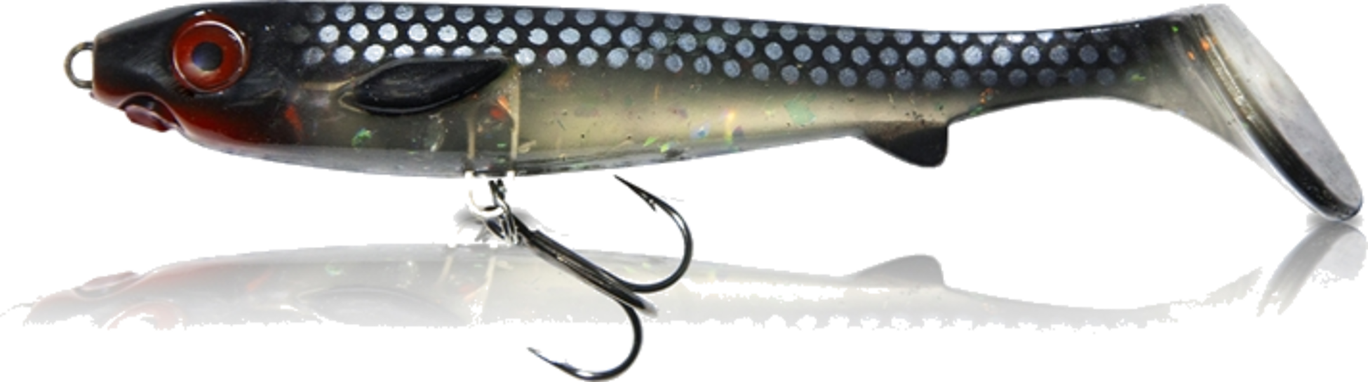 EJ LURES, Ej Lures Flatnose Shad Jr New Moon With Stinger 15cm, 2-pack