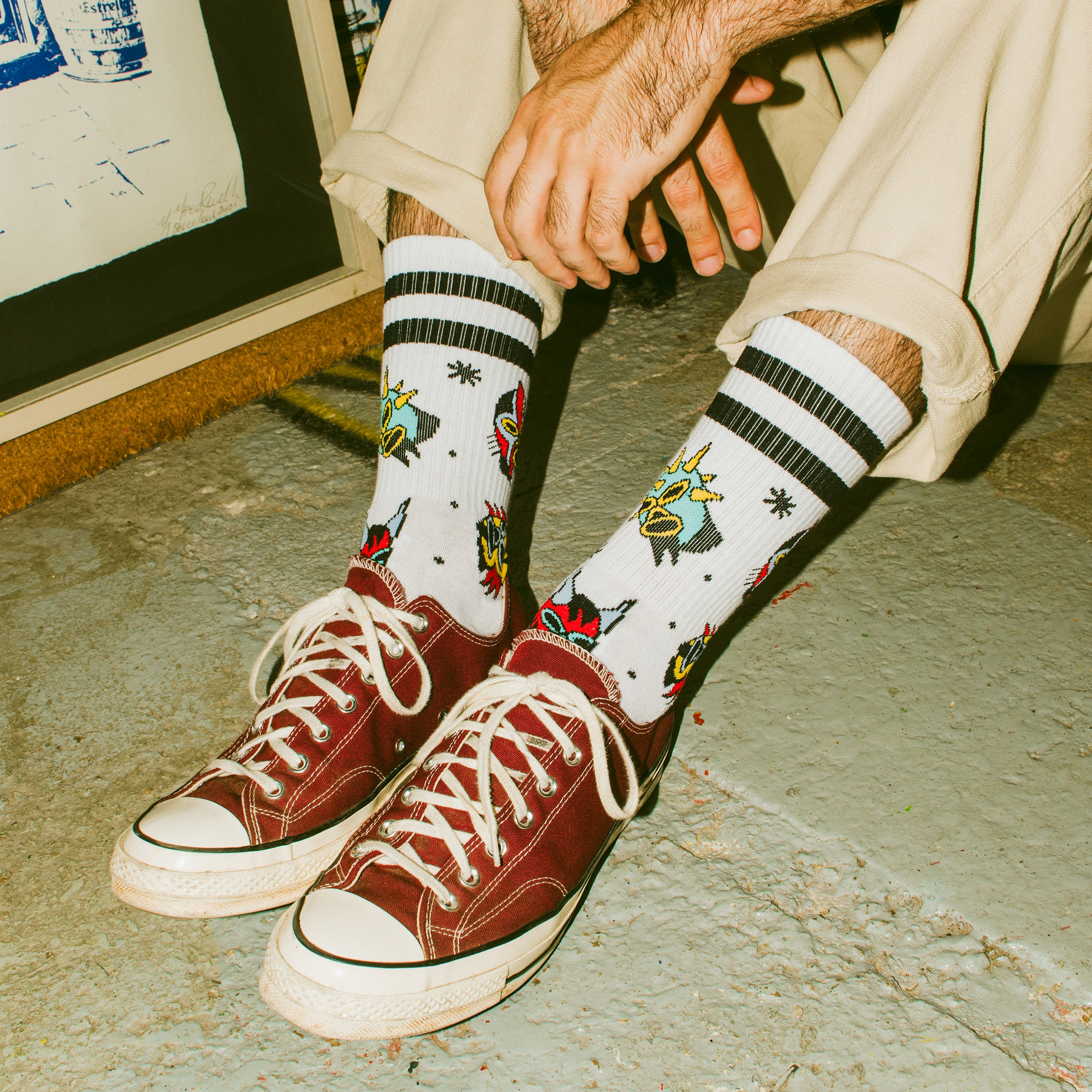 AMERICAN SOCKS, El Luchador - Mid High