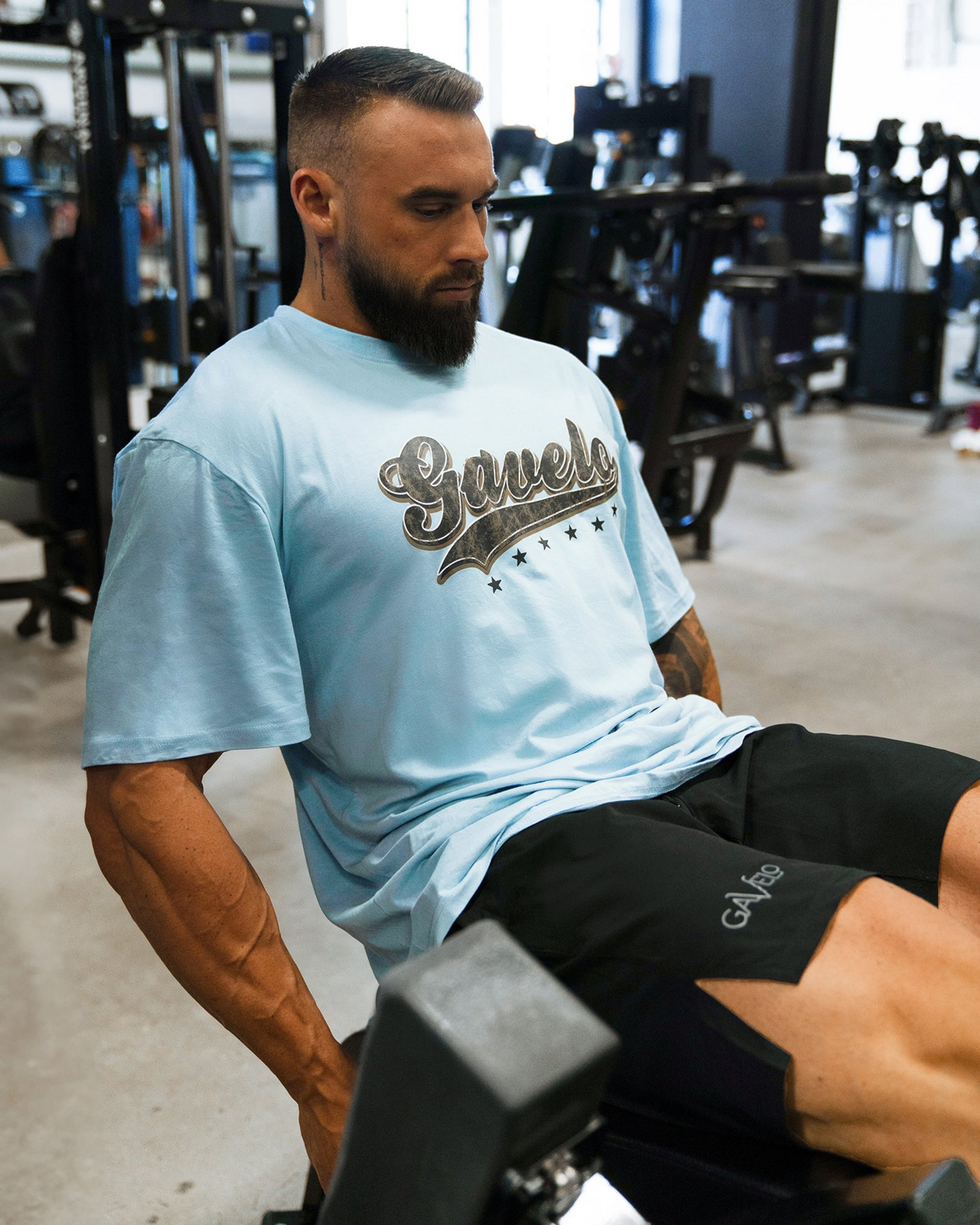 GAVELO, El Segundo Oversize T-shirt Blue