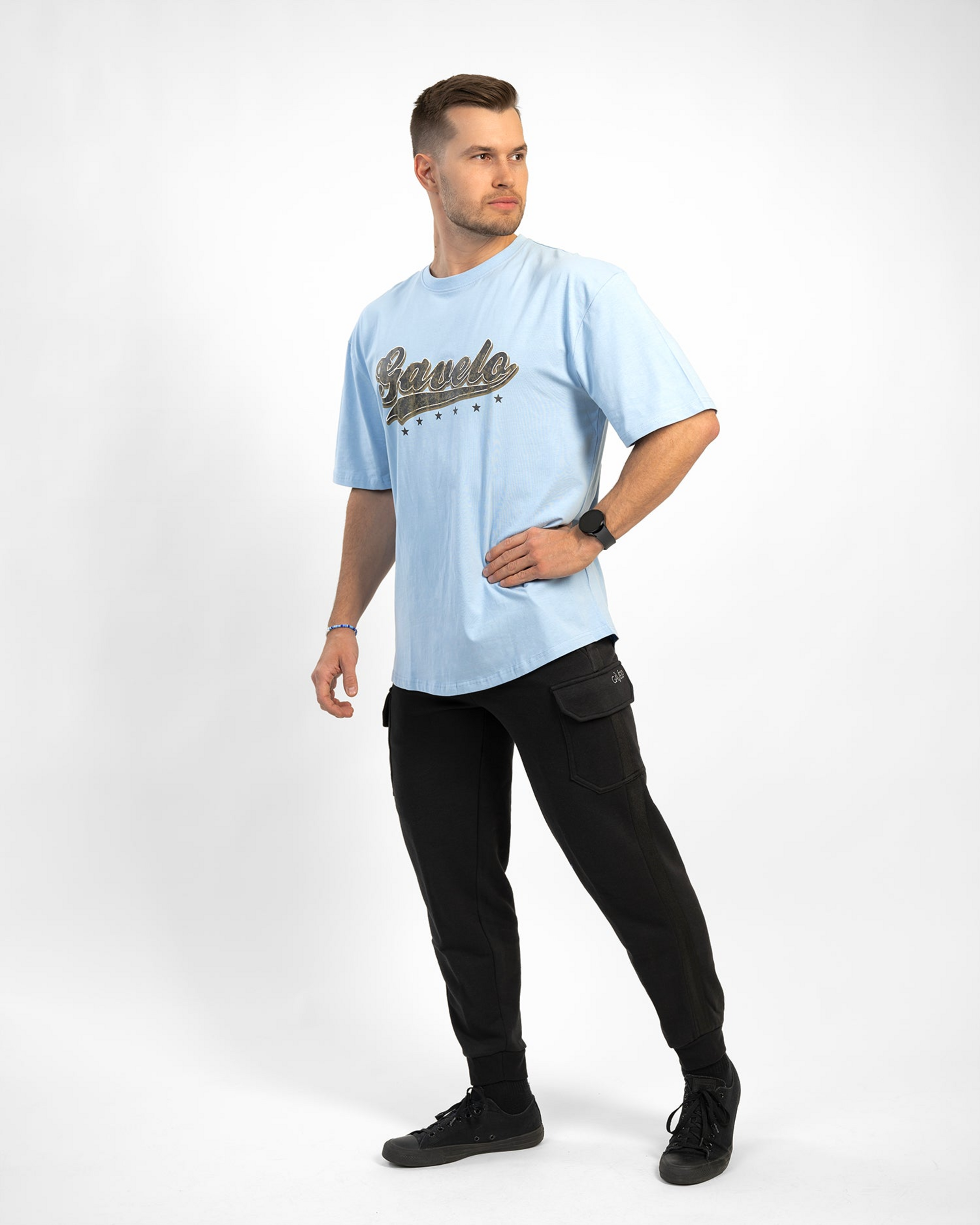 GAVELO, El Segundo Oversize T-shirt Blue
